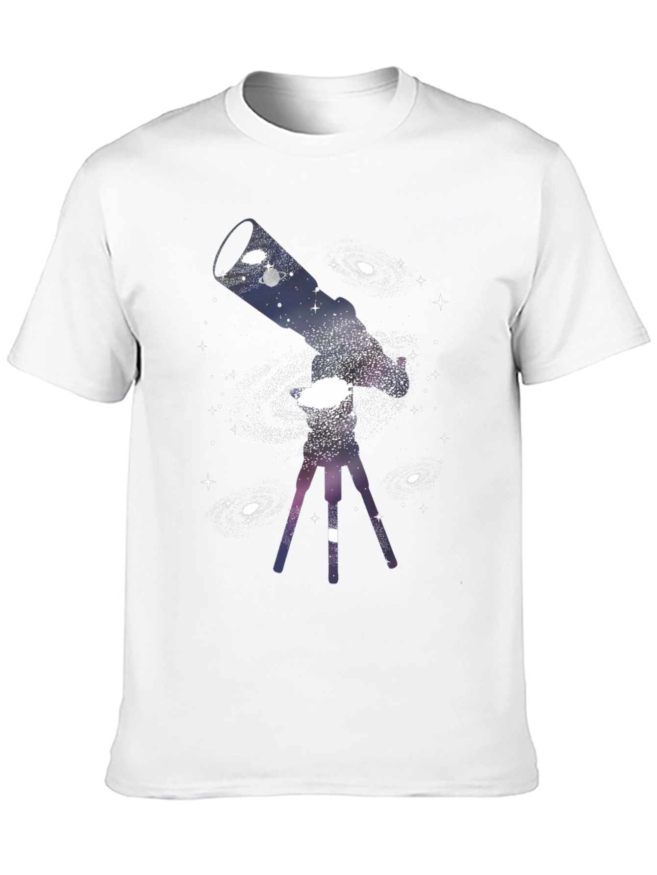 Cosmic Telescope Graphic Tee - Black