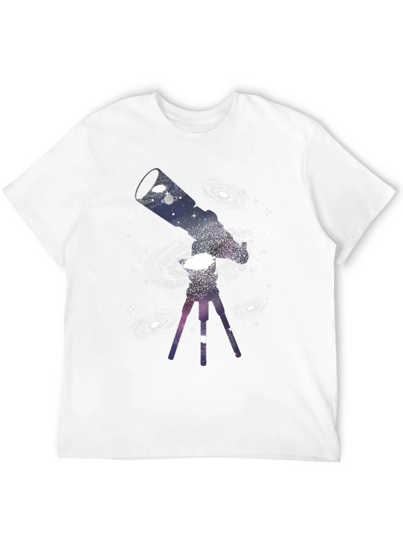 Cosmic Telescope Graphic Tee - Black