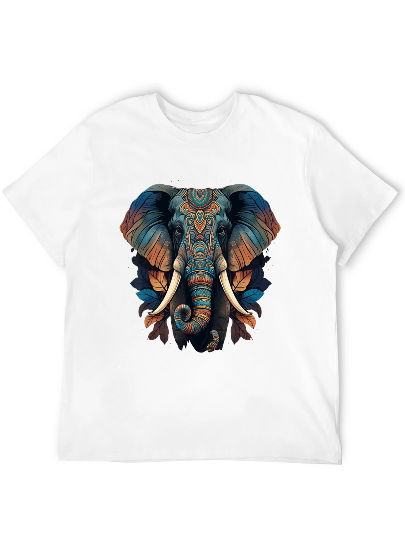 Elephant Graphic Print T-Shirt - Stylish Mens Tee