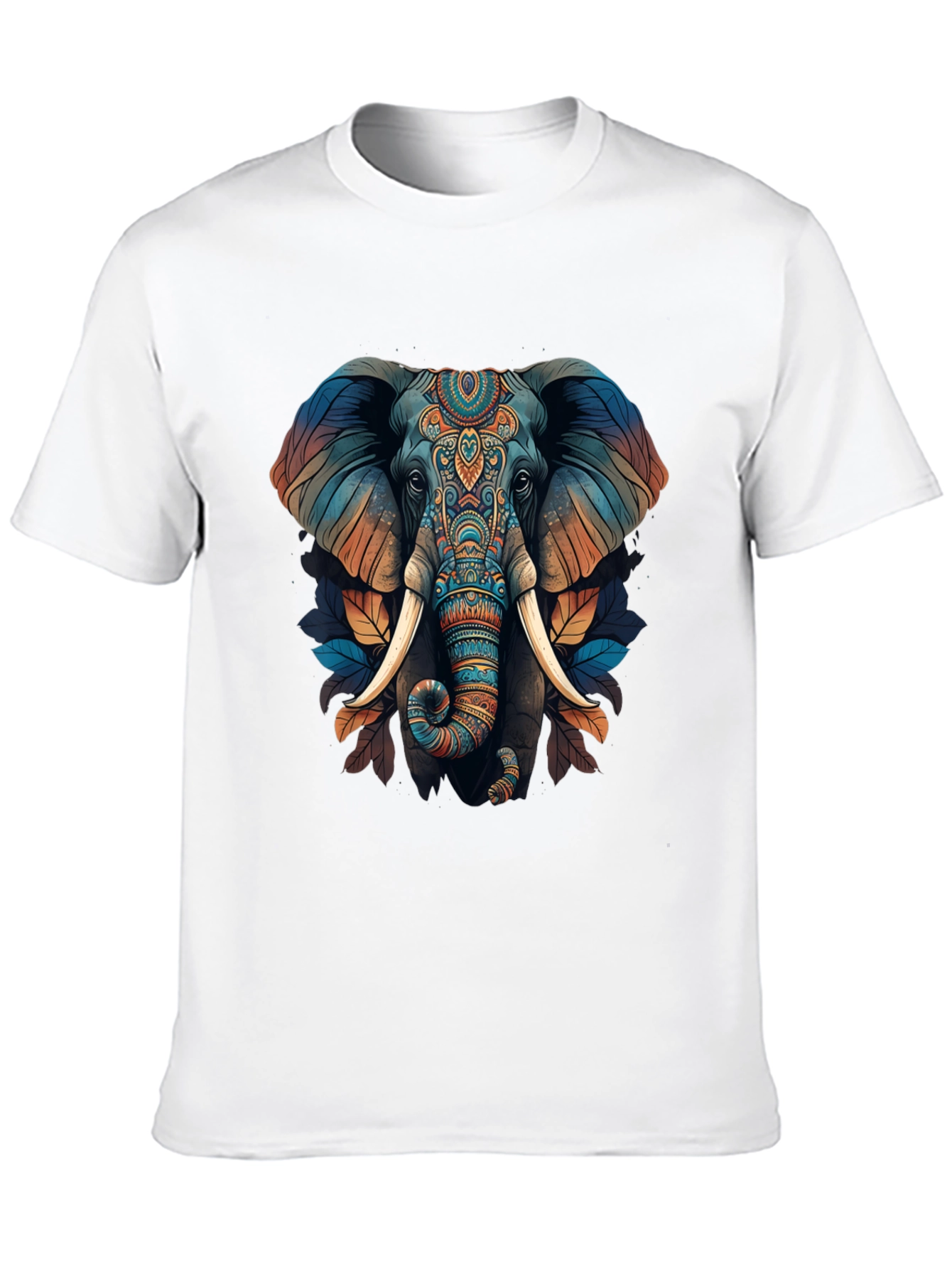 Elephant Graphic Print T-Shirt - Stylish Mens Tee