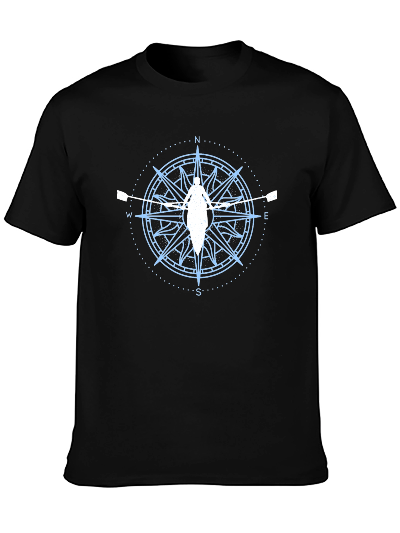 Rowing Compass Rose Graphic T-Shirt