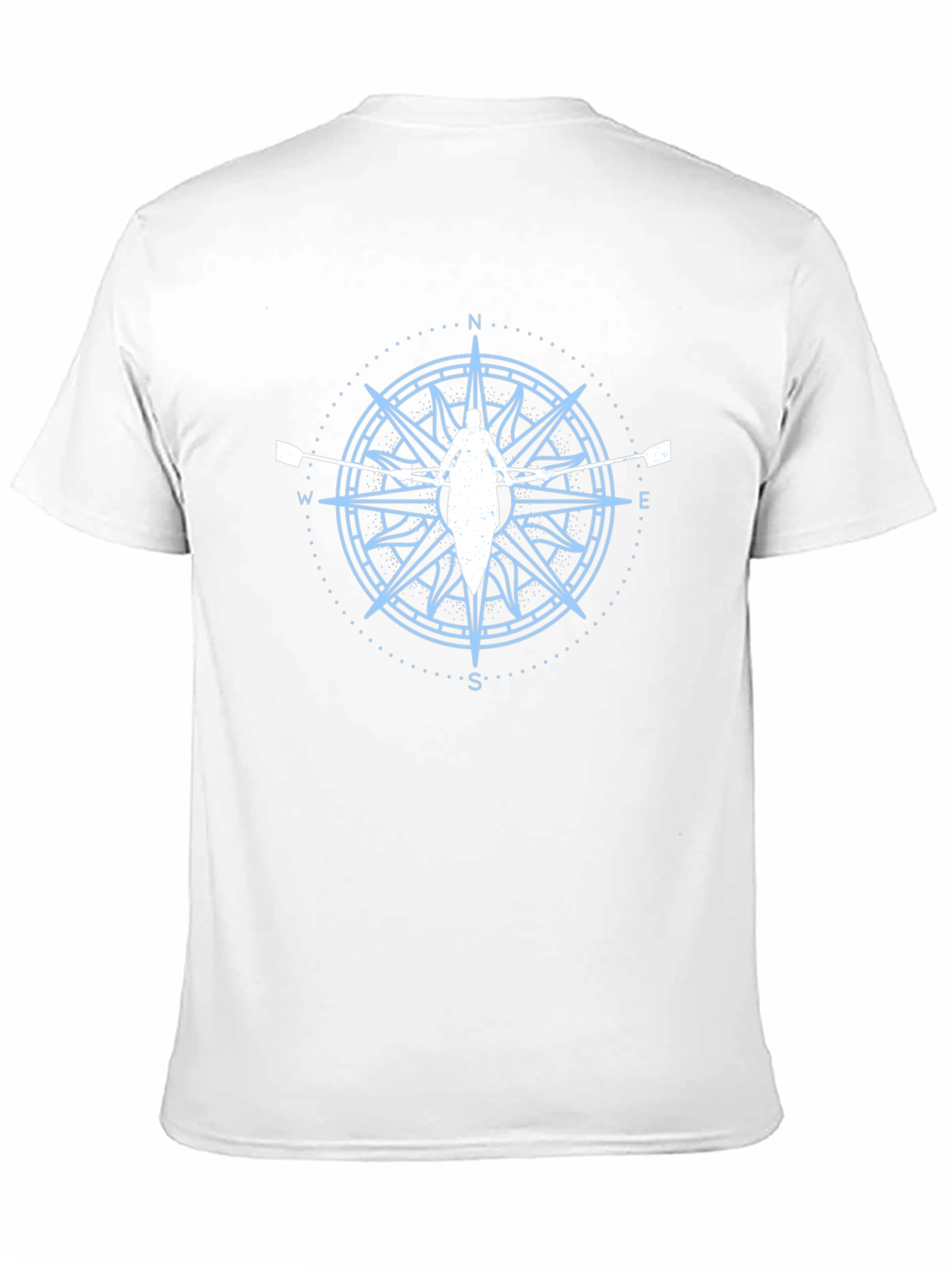 Rowing Compass Rose Graphic T-Shirt