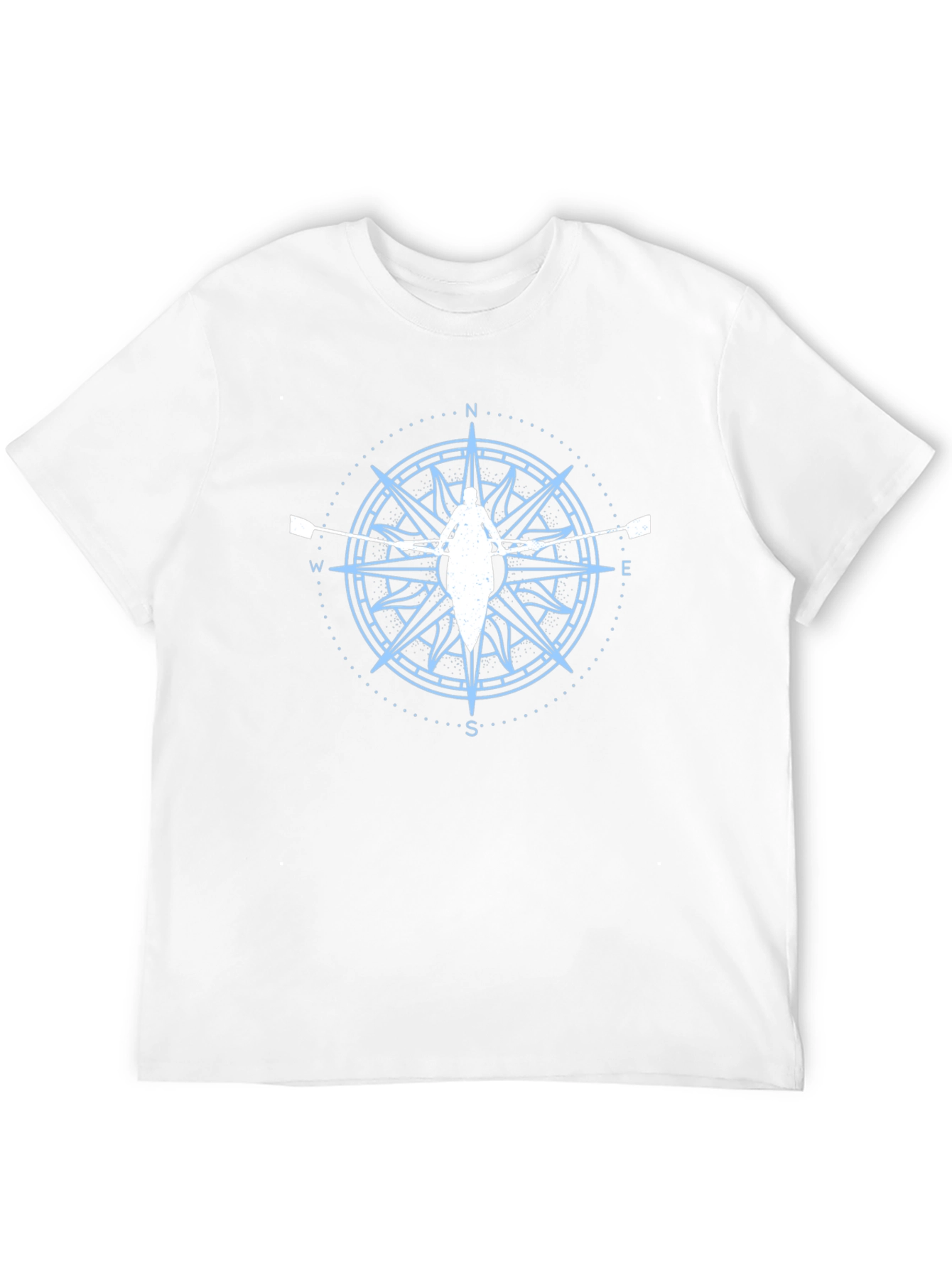 Rowing Compass Rose Graphic T-Shirt