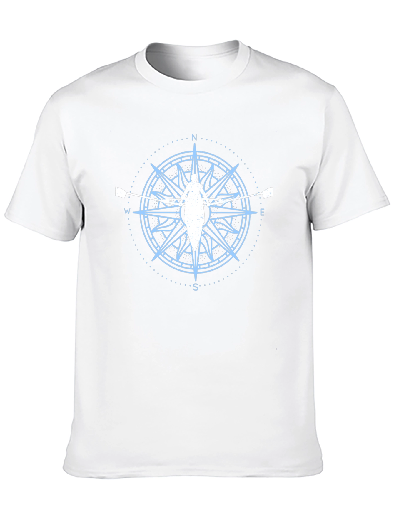 Rowing Compass Rose Graphic T-Shirt