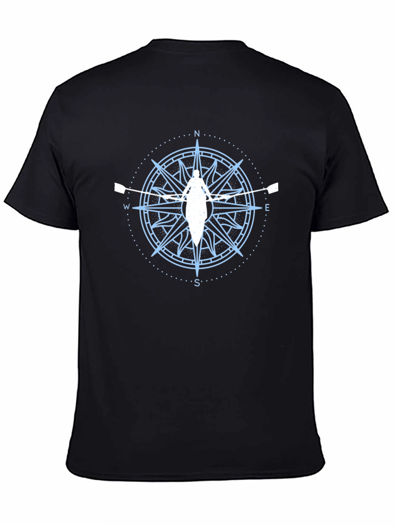 Rowing Compass Rose Graphic T-Shirt