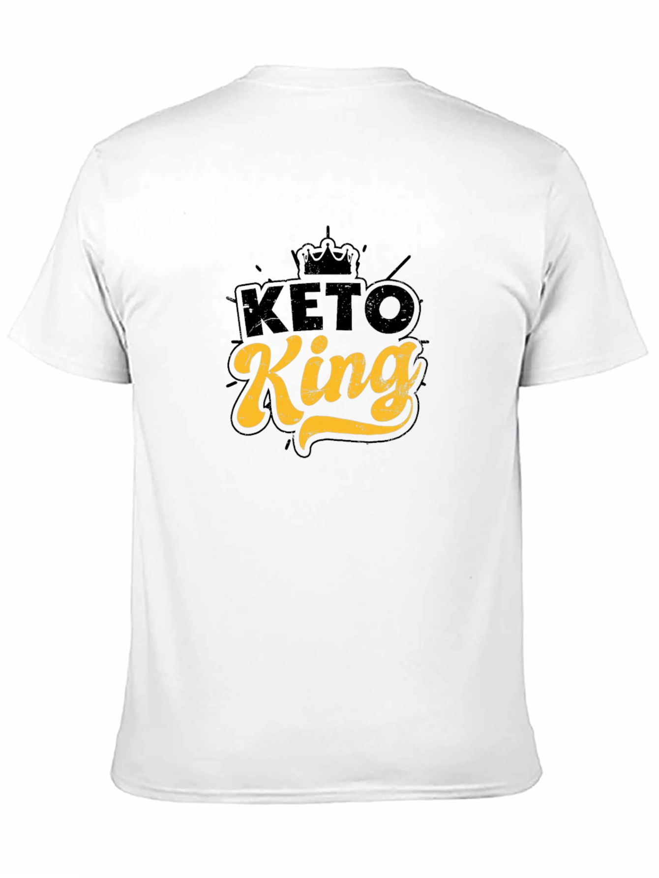 Keto King Graphic Tee - Black Casual T-Shirt