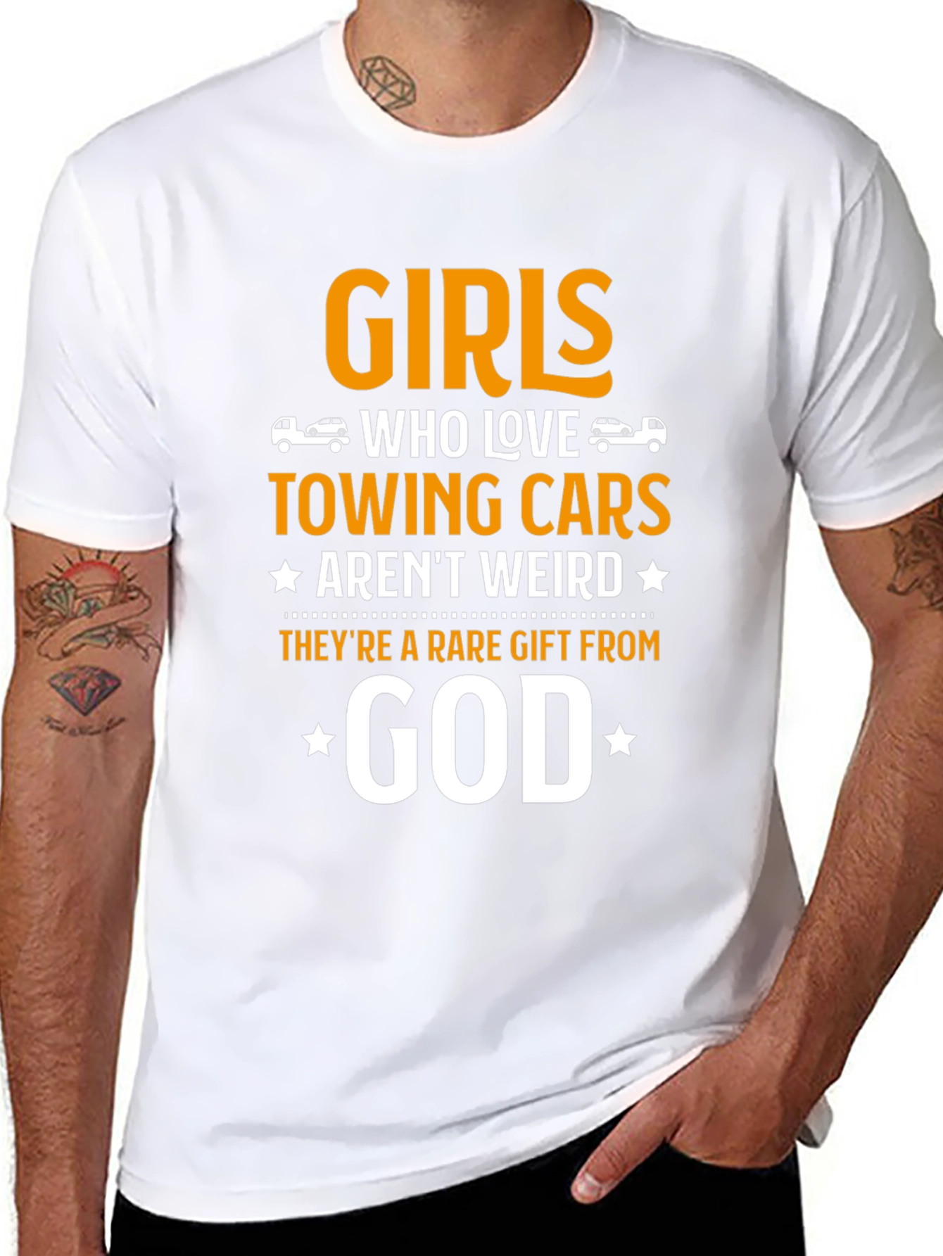 Girls Who Love Towing Cars Graphic Tee - Unisex