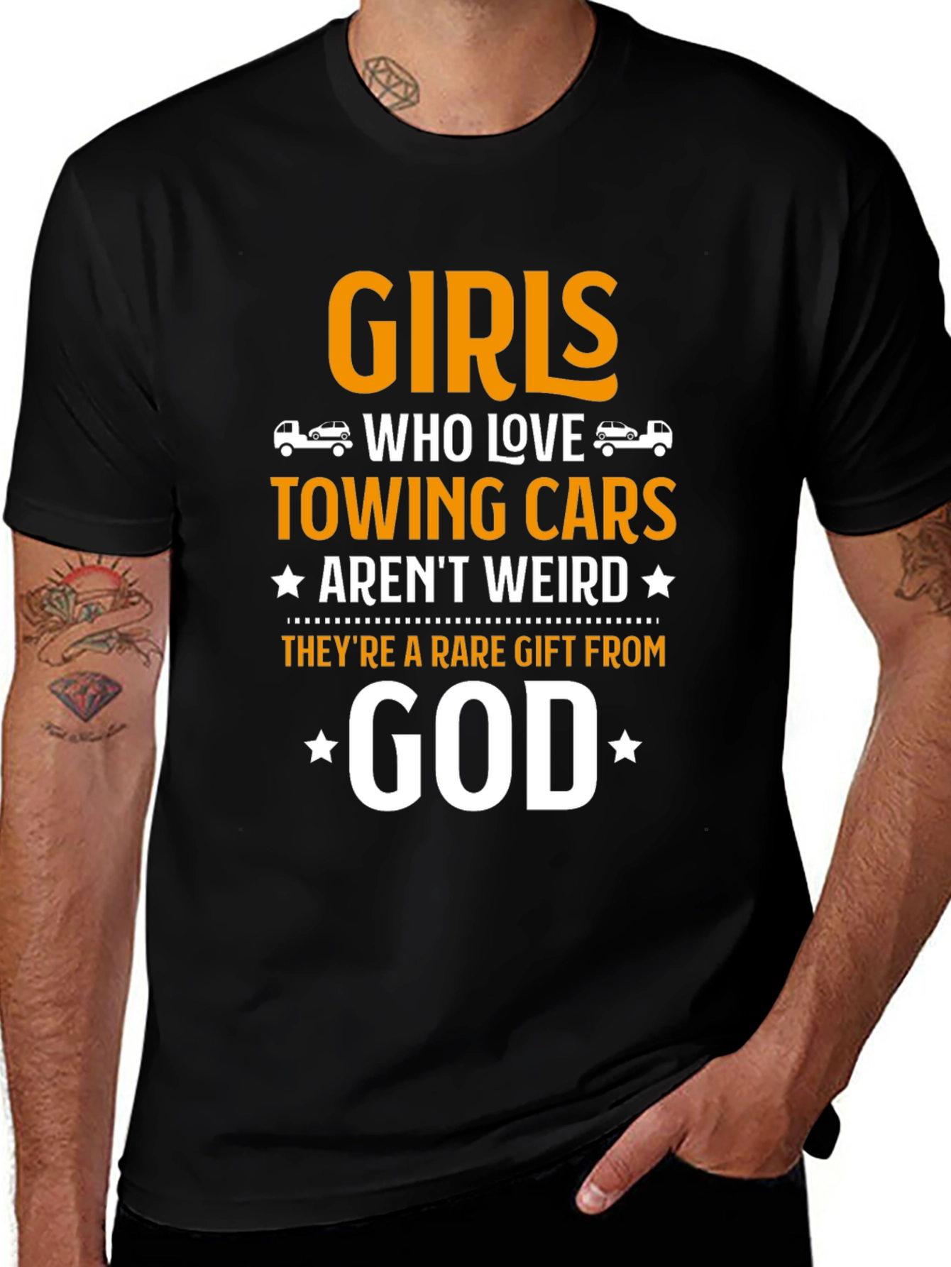 Girls Who Love Towing Cars Graphic Tee - Unisex
