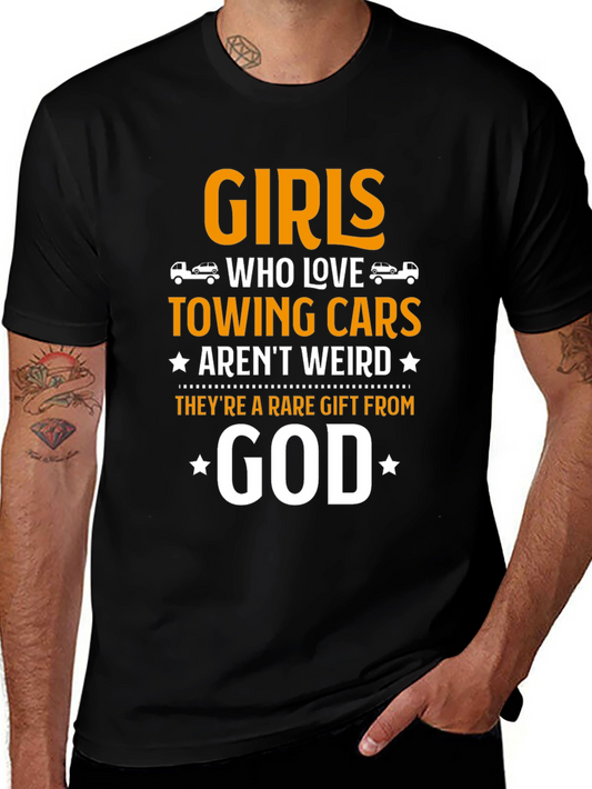 Girls Who Love Towing Cars Graphic Tee - Unisex