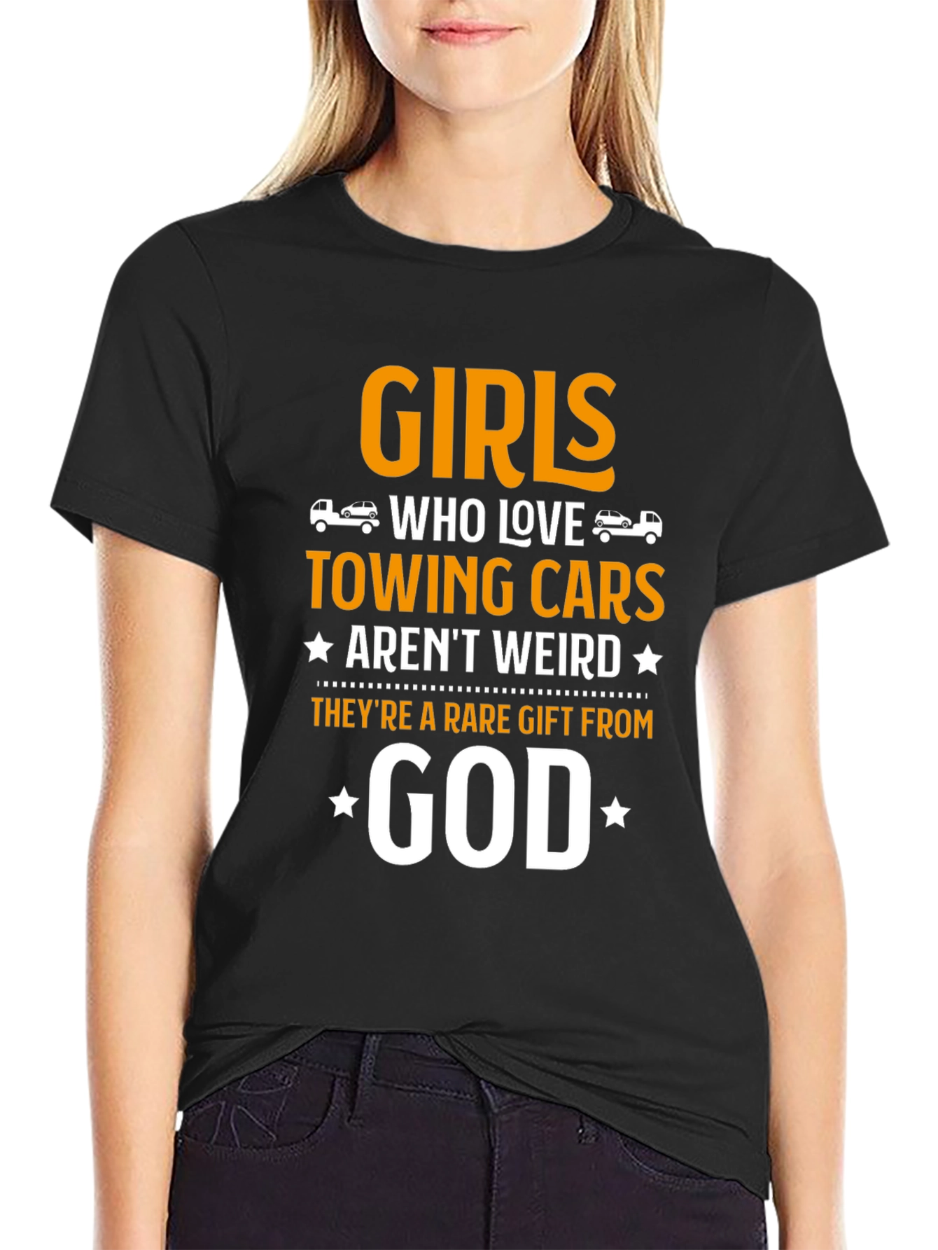 Girls Who Love Towing Cars Graphic Tee - Unisex