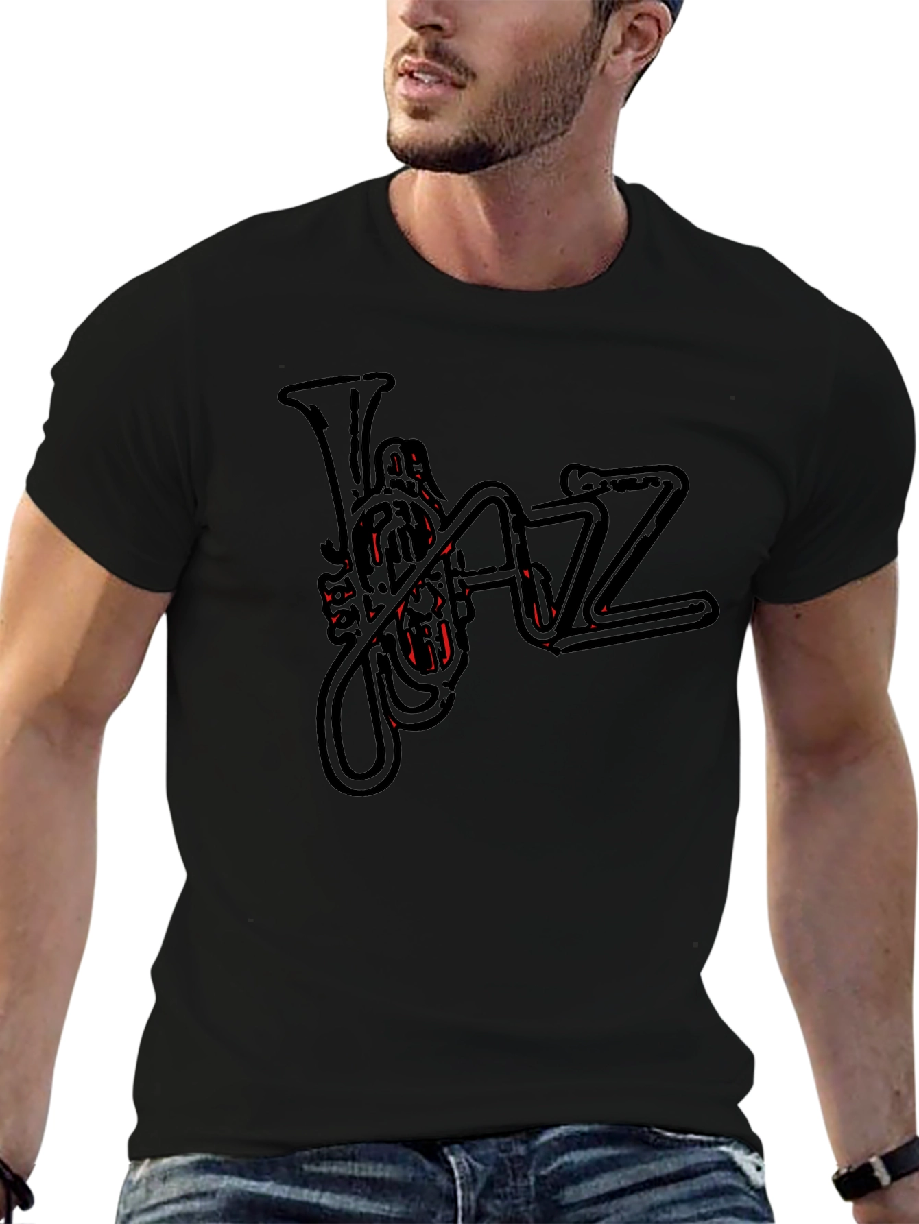Jazz Music T-Shirt - Trumpet Design