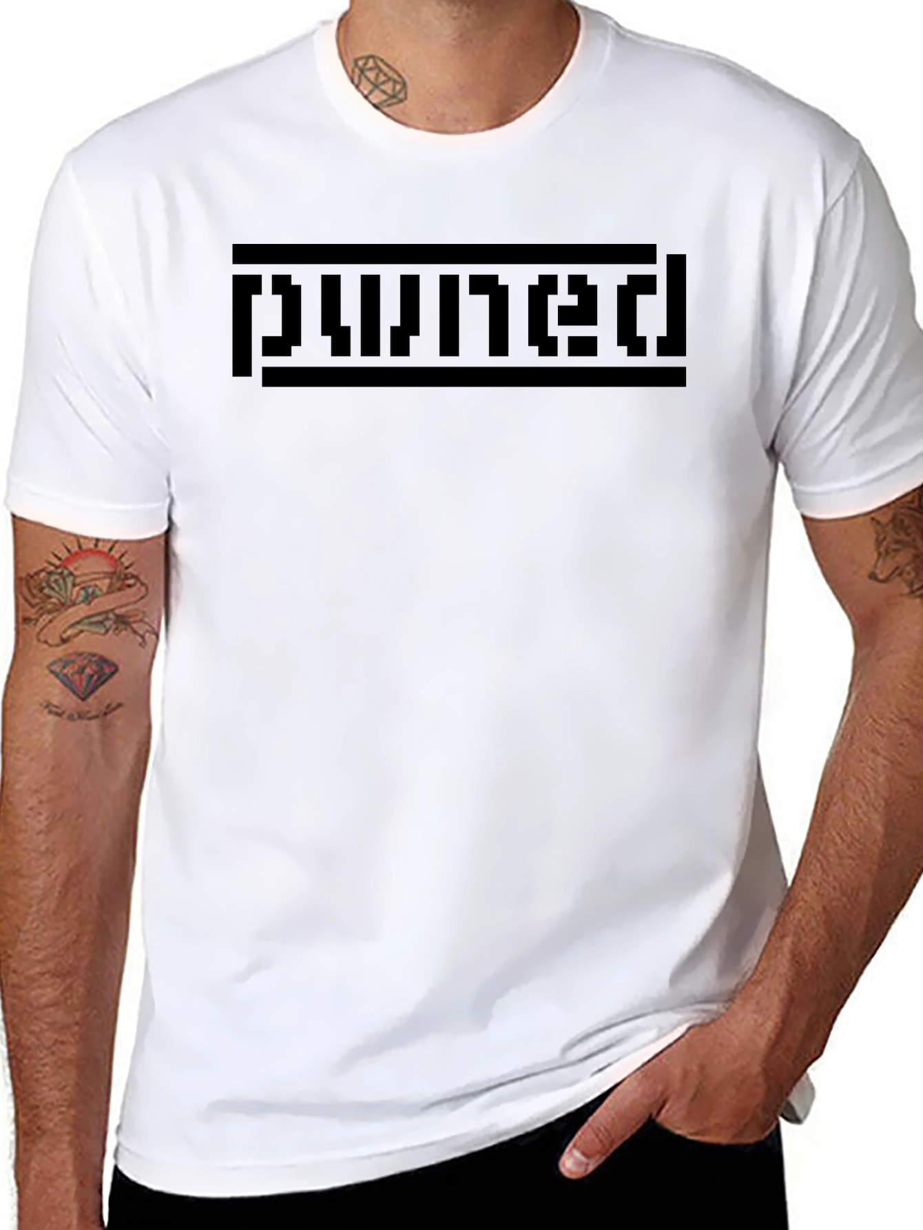 Pixelated WINNER Black T-Shirt