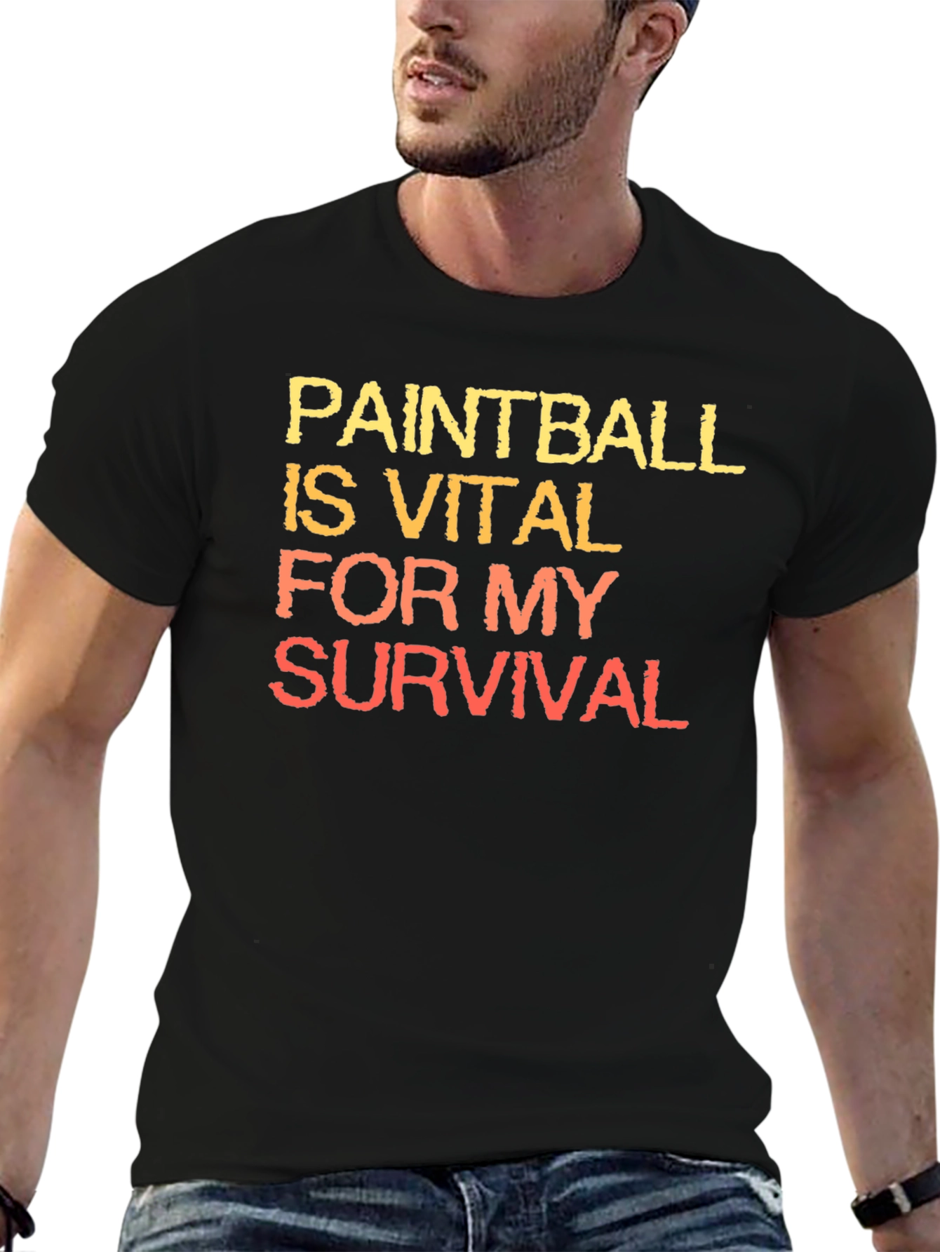 Paintball Survival Graphic T-Shirt - Gamer Style