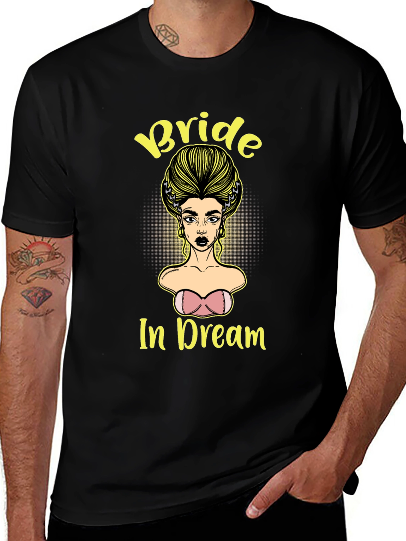 Bride In Dream Graphic Tee - Unique Design