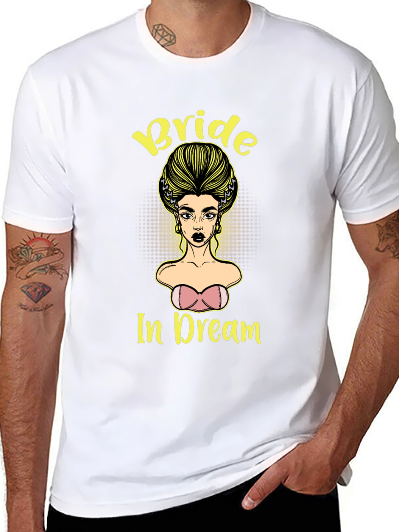 Bride In Dream Graphic Tee - Unique Design