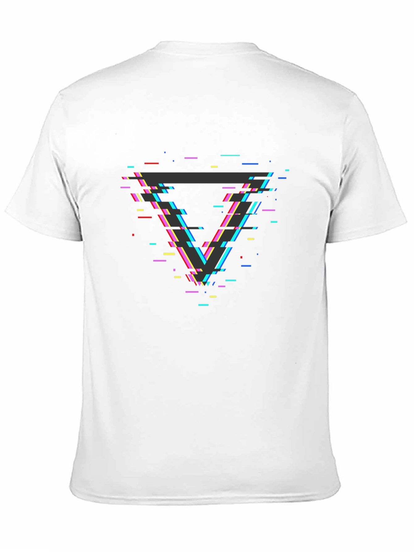 Geometric Glitch T-Shirt