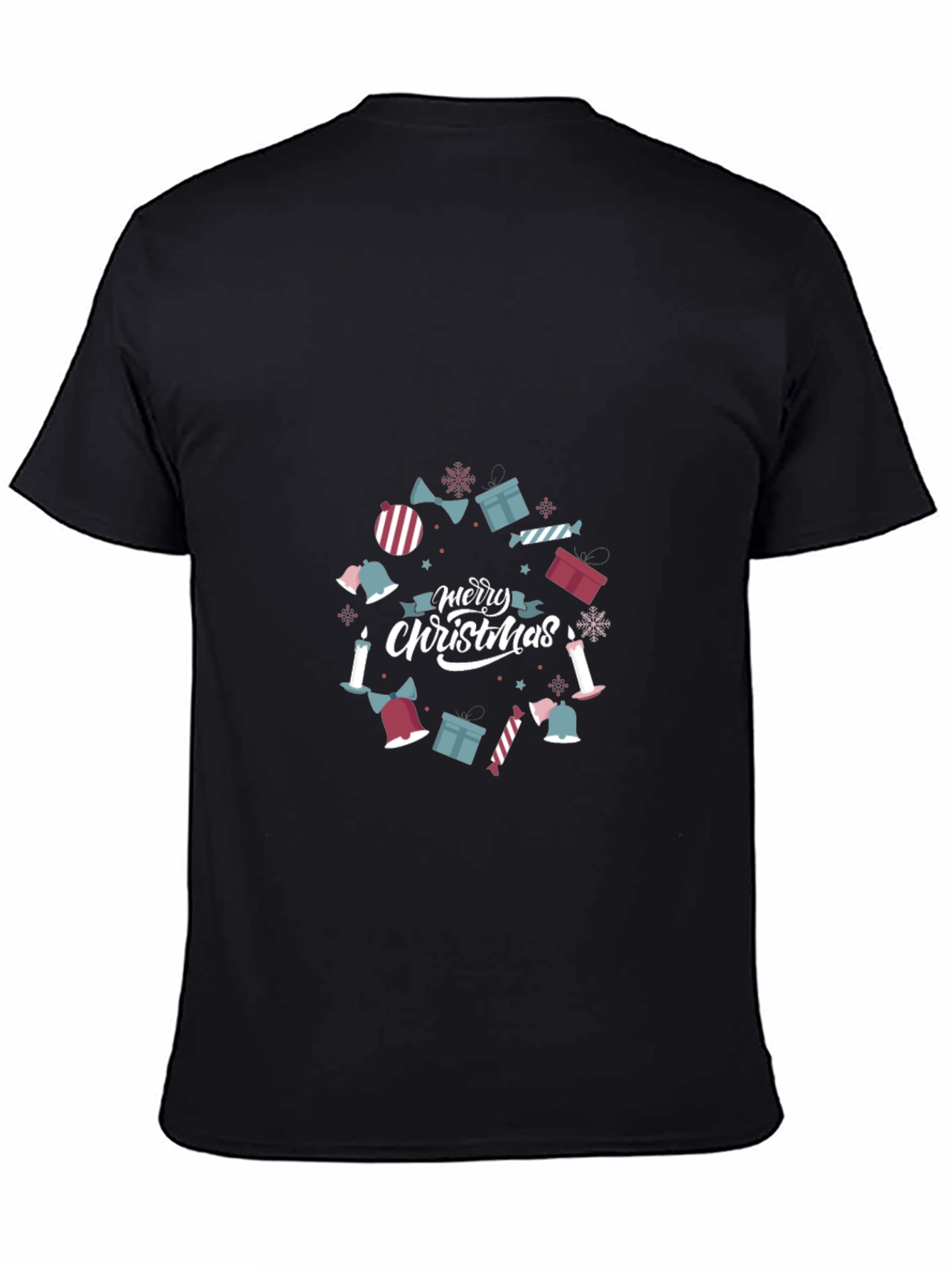 Festive Merry Christmas Graphic Tee - Holiday Style