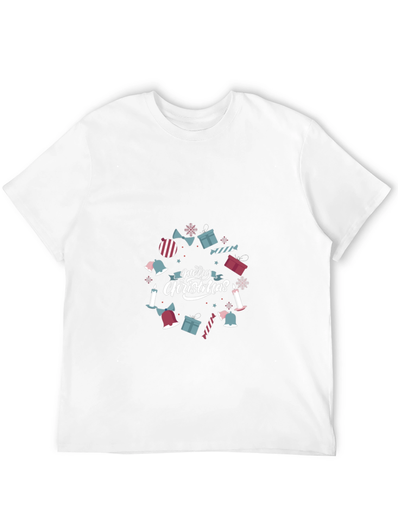 Festive Merry Christmas Graphic Tee - Holiday Style