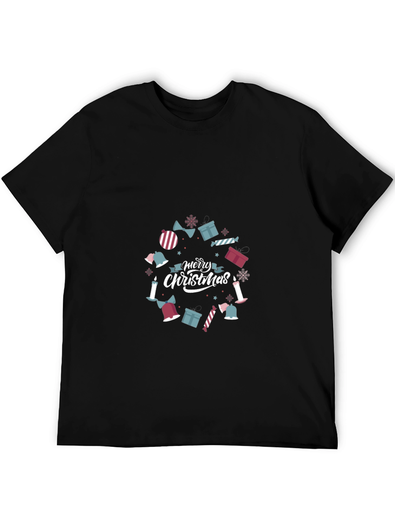 Festive Merry Christmas Graphic Tee - Holiday Style