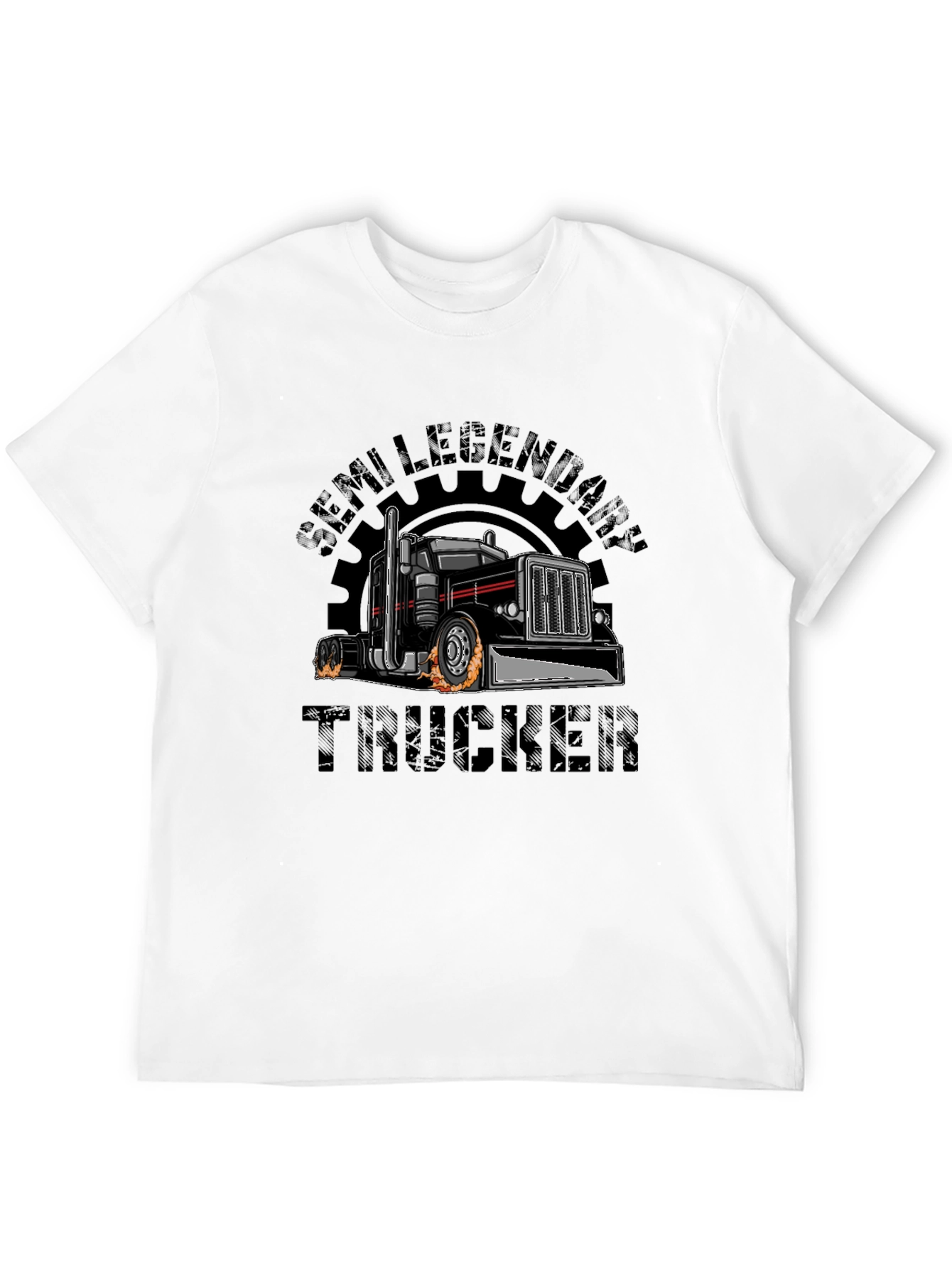 Semi Legendary Trucker Black T-Shirt