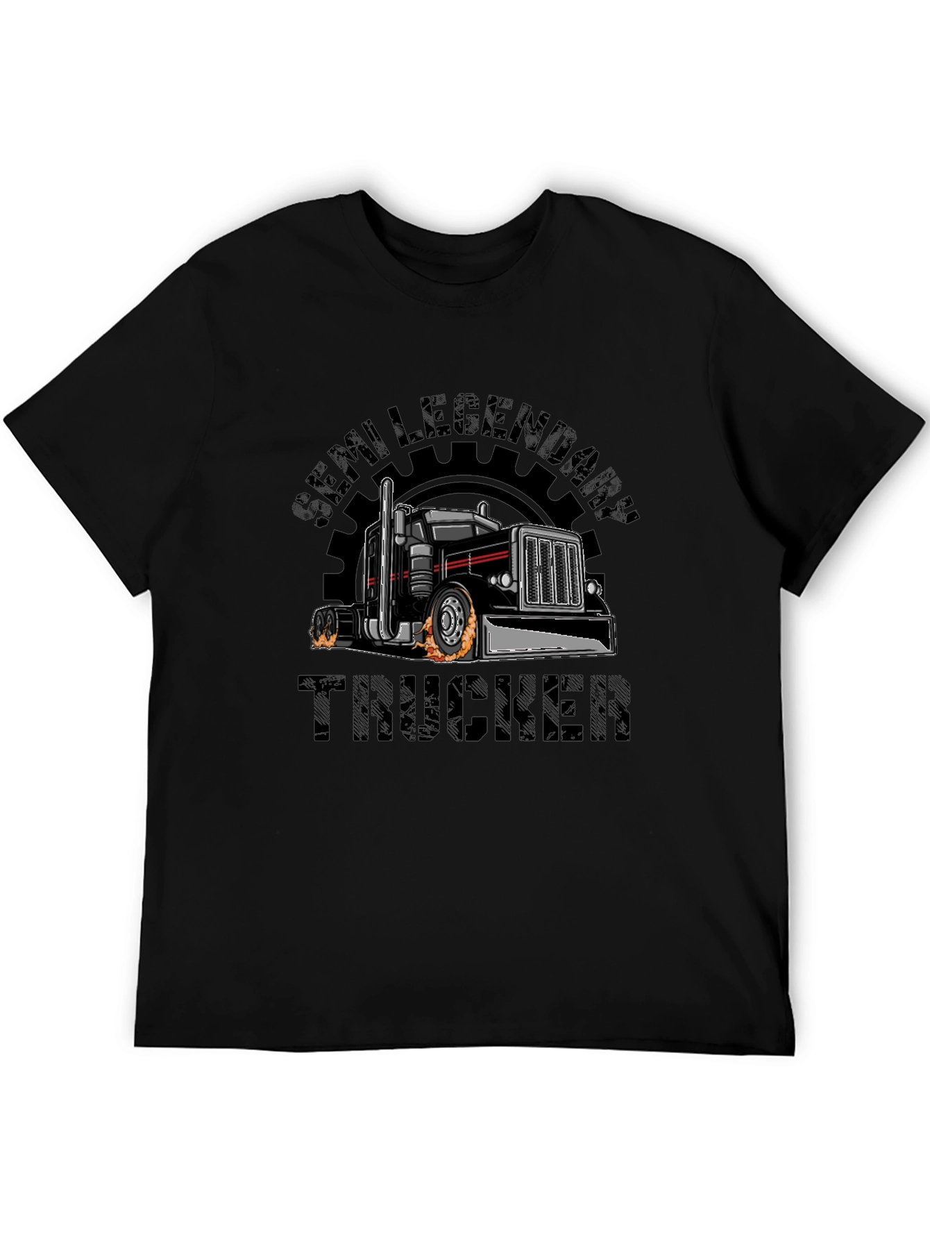 Semi Legendary Trucker Black T-Shirt