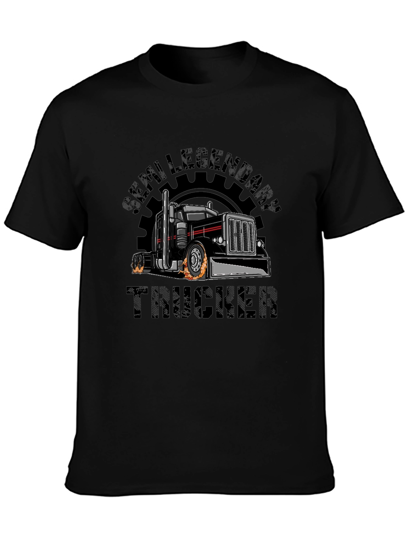 Semi Legendary Trucker Black T-Shirt