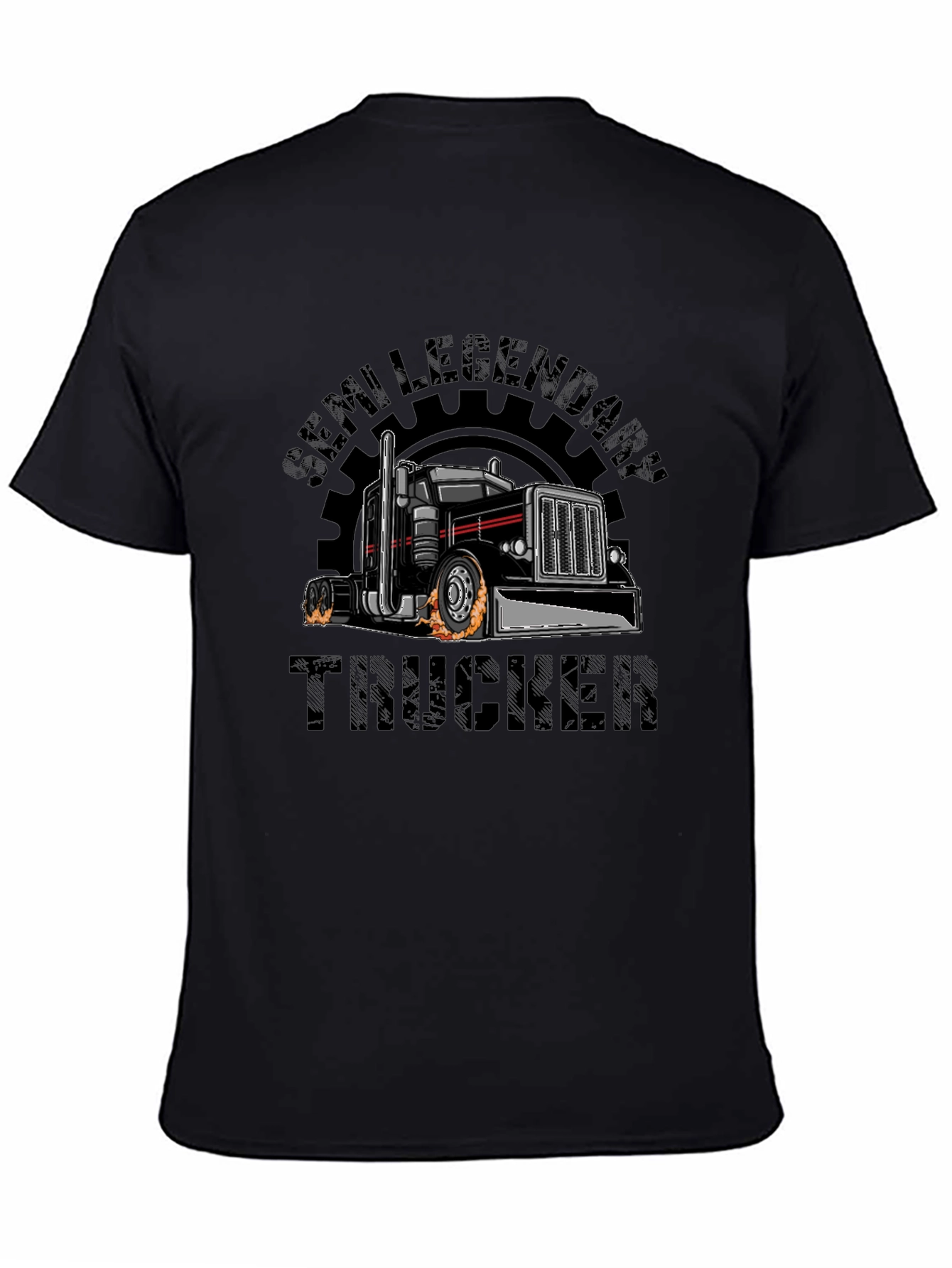 Semi Legendary Trucker Black T-Shirt