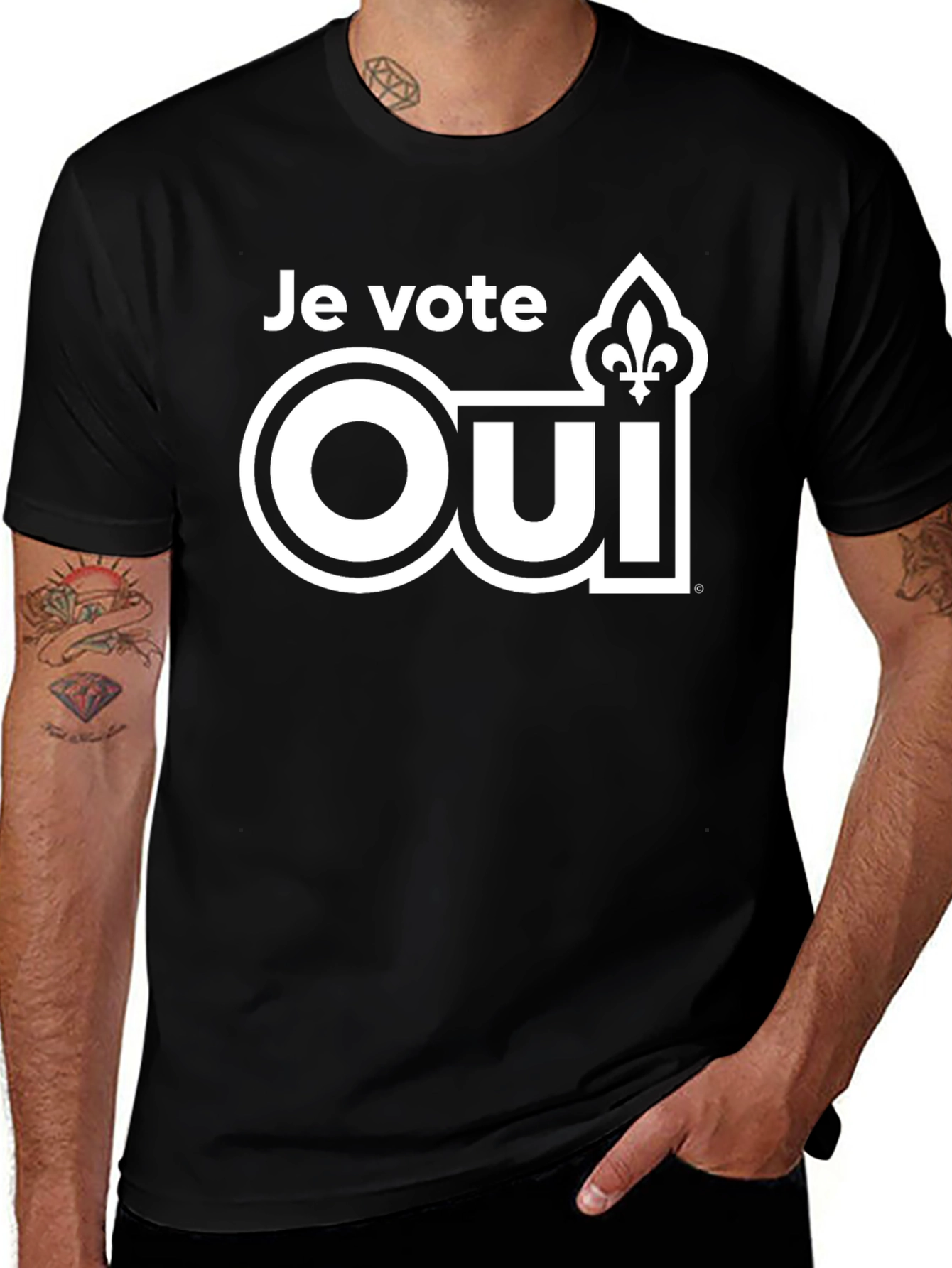 Je Vote Oui T-Shirt - Quebec Referendum Style