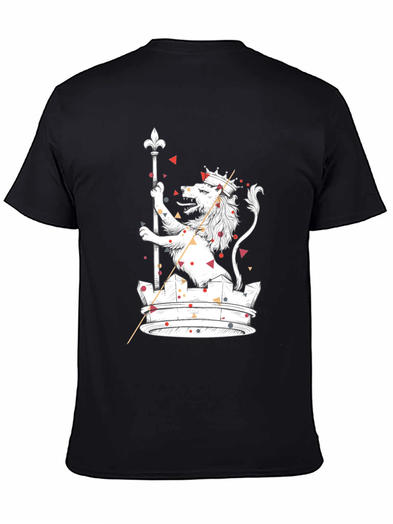 Lion Crown Graphic Tee - Cool Graphic Print