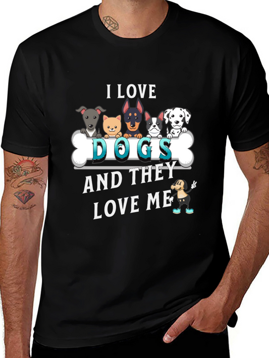 I Love Dogs Graphic Tee