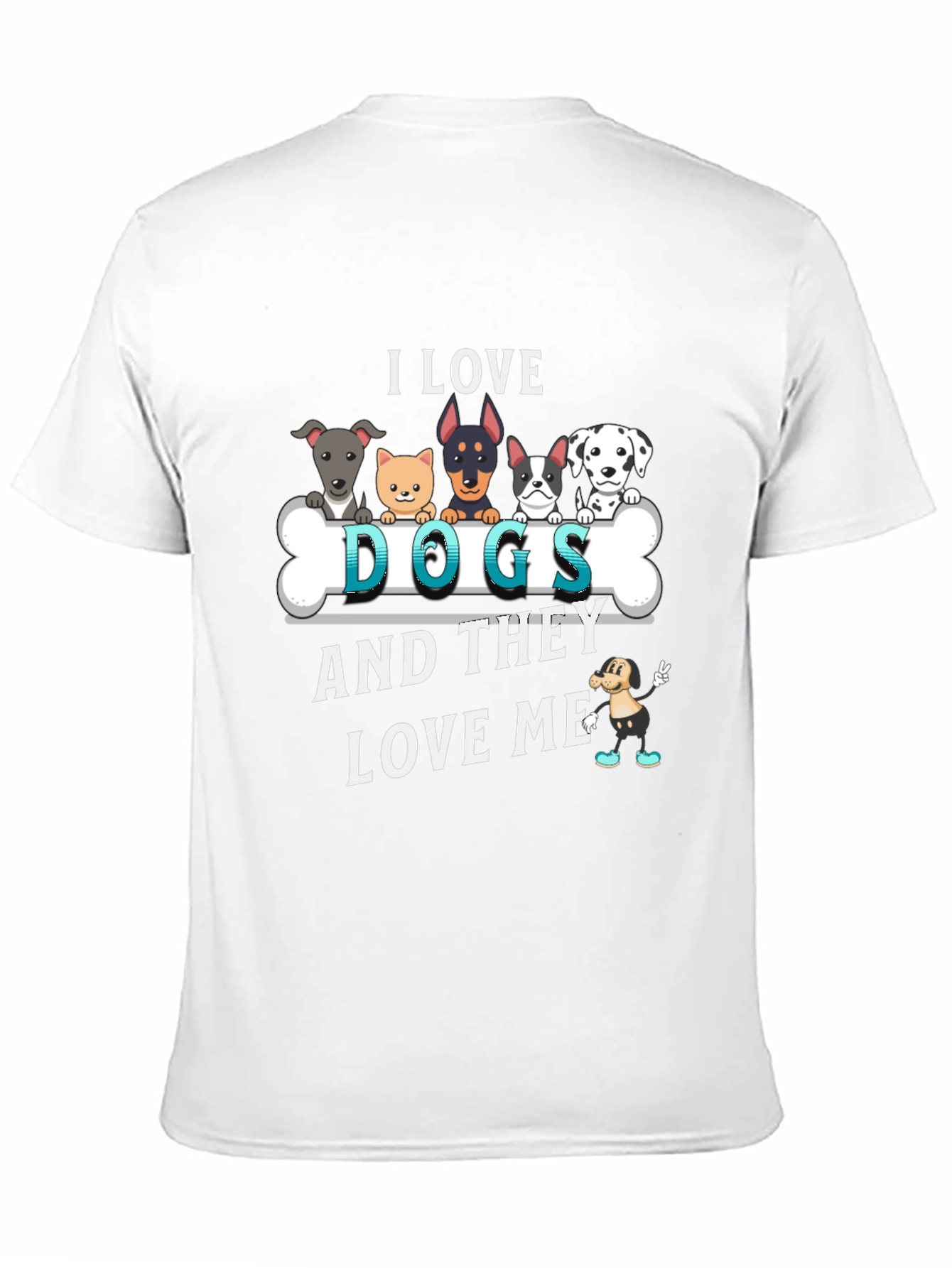 I Love Dogs Graphic Tee