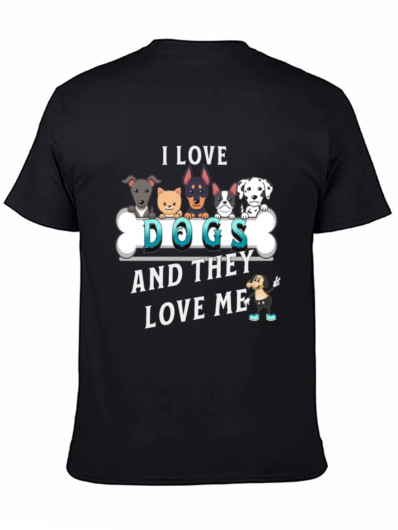 I Love Dogs Graphic Tee