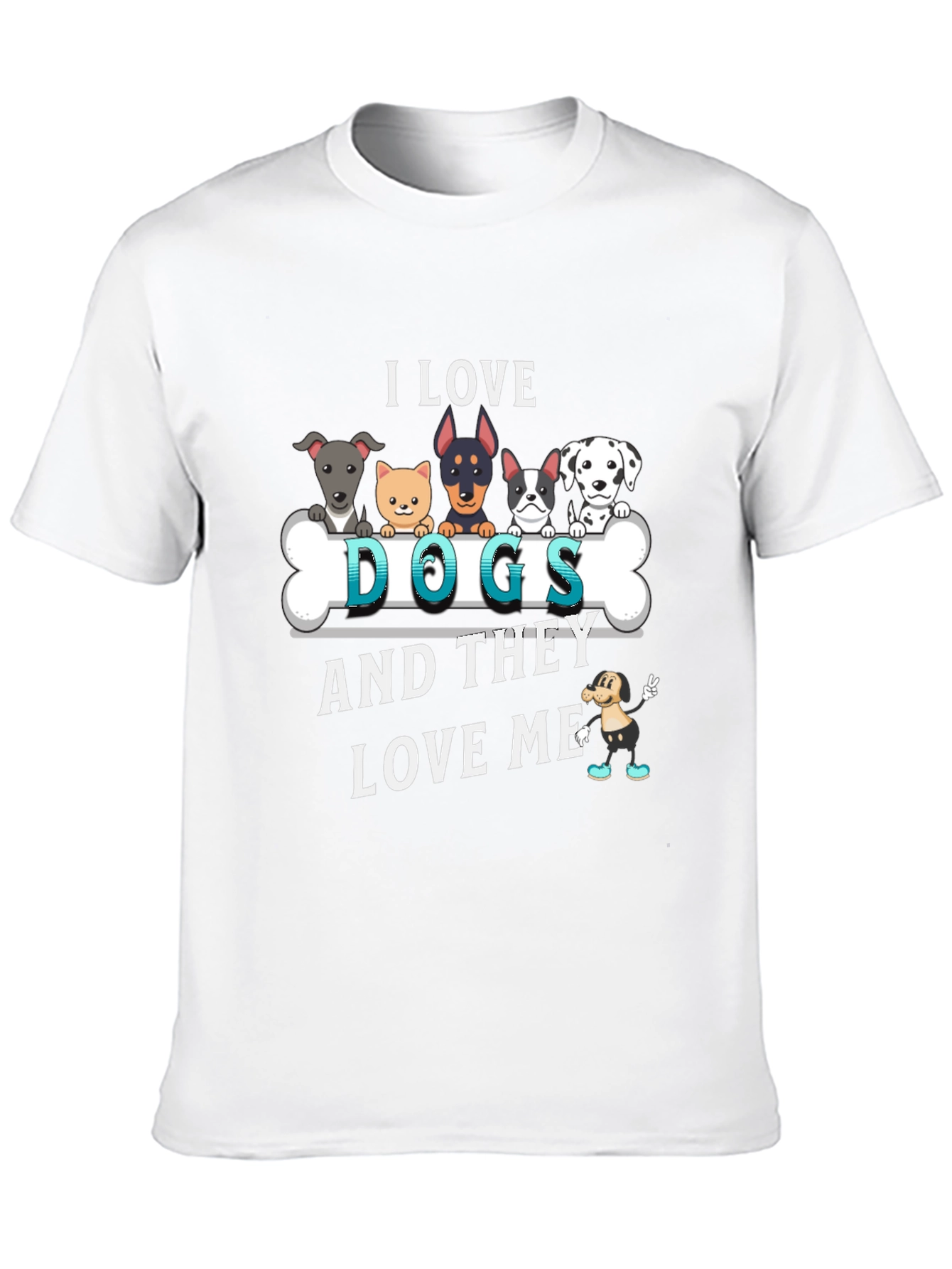 I Love Dogs Graphic Tee