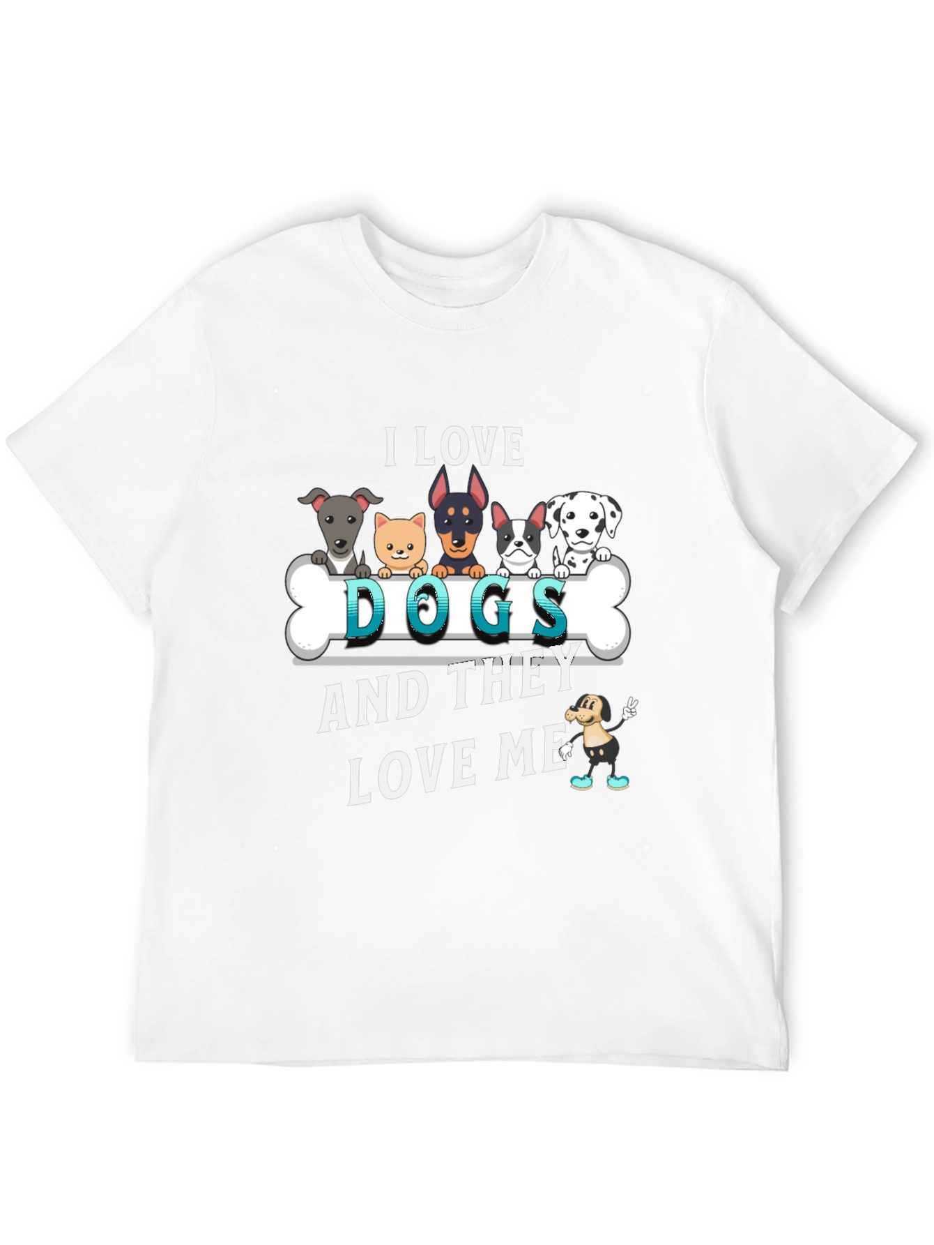 I Love Dogs Graphic Tee