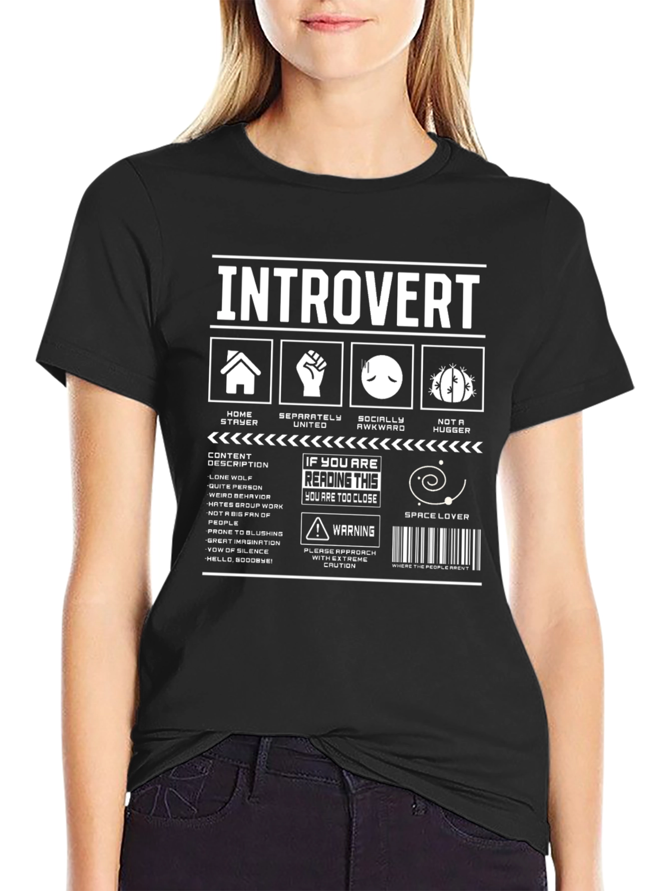 Introvert T-Shirt: Funny Graphic Tee for Quiet People