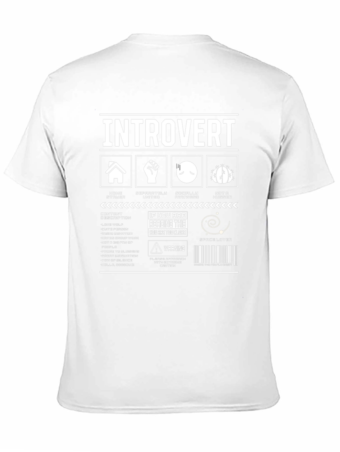Introvert T-Shirt: Funny Graphic Tee for Quiet People