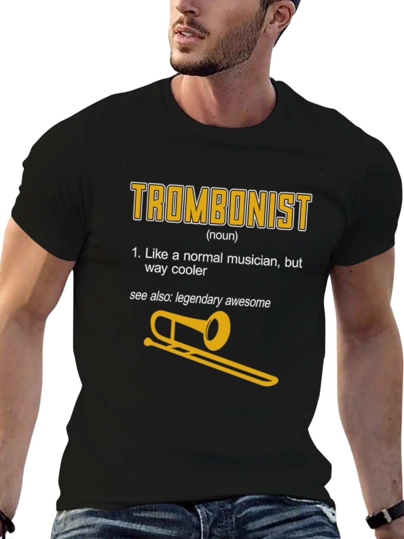 Trombonist Definition Graphic Tee - Musician Humor