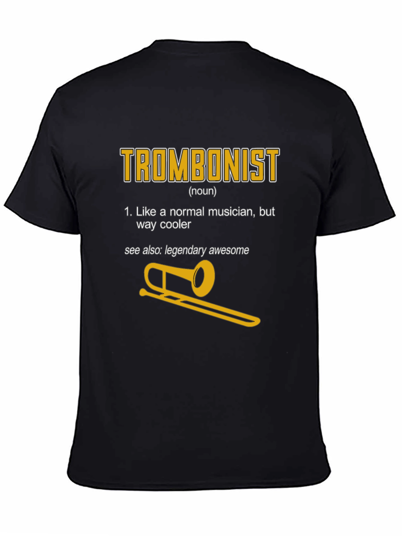 Trombonist Definition Graphic Tee - Musician Humor