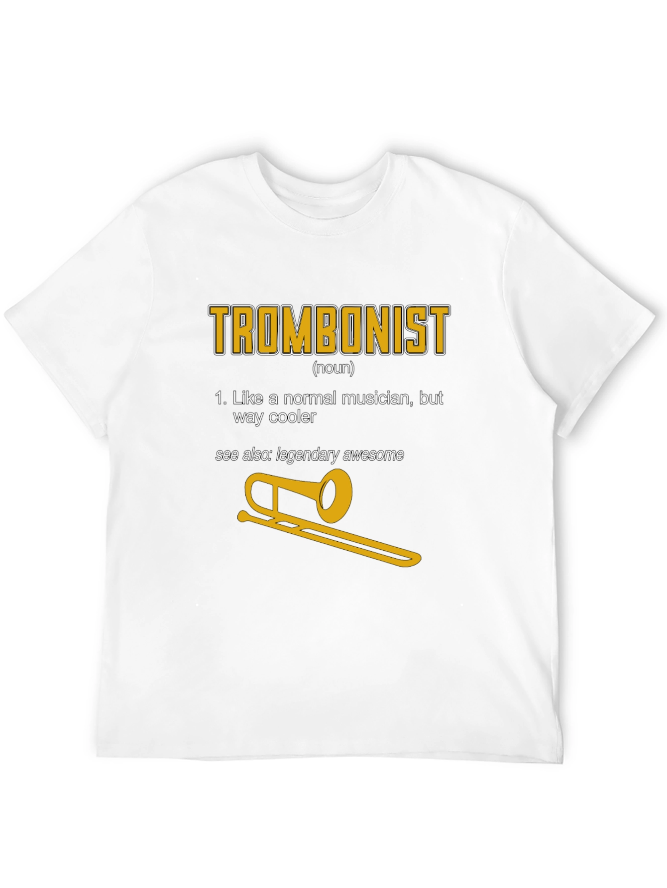 Trombonist Definition Graphic Tee - Musician Humor