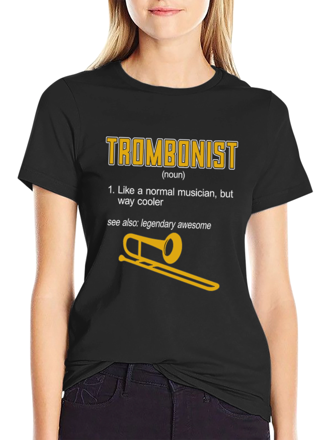 Trombonist Definition Graphic Tee - Musician Humor