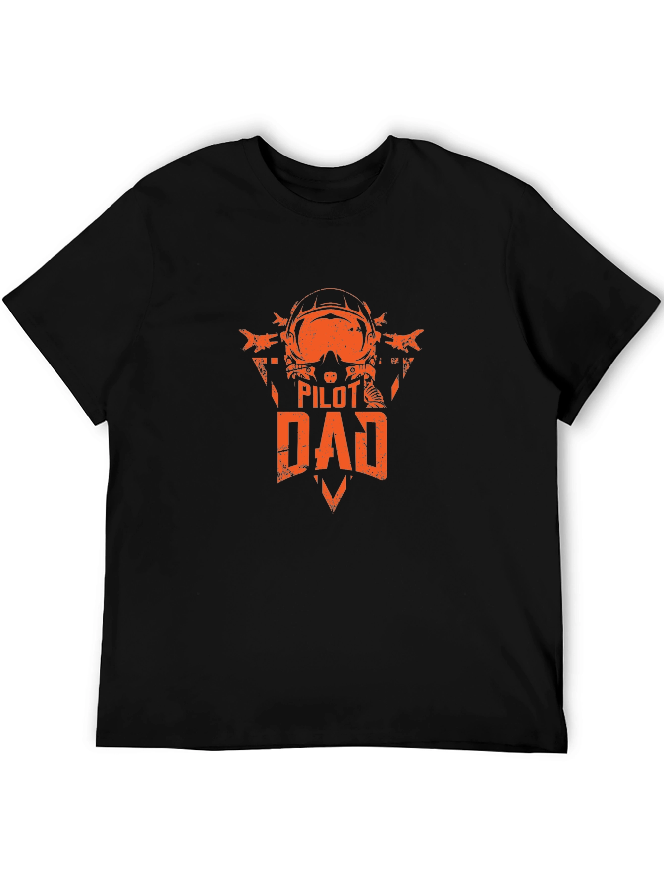 Pilot Dad Graphic T-Shirt - Black