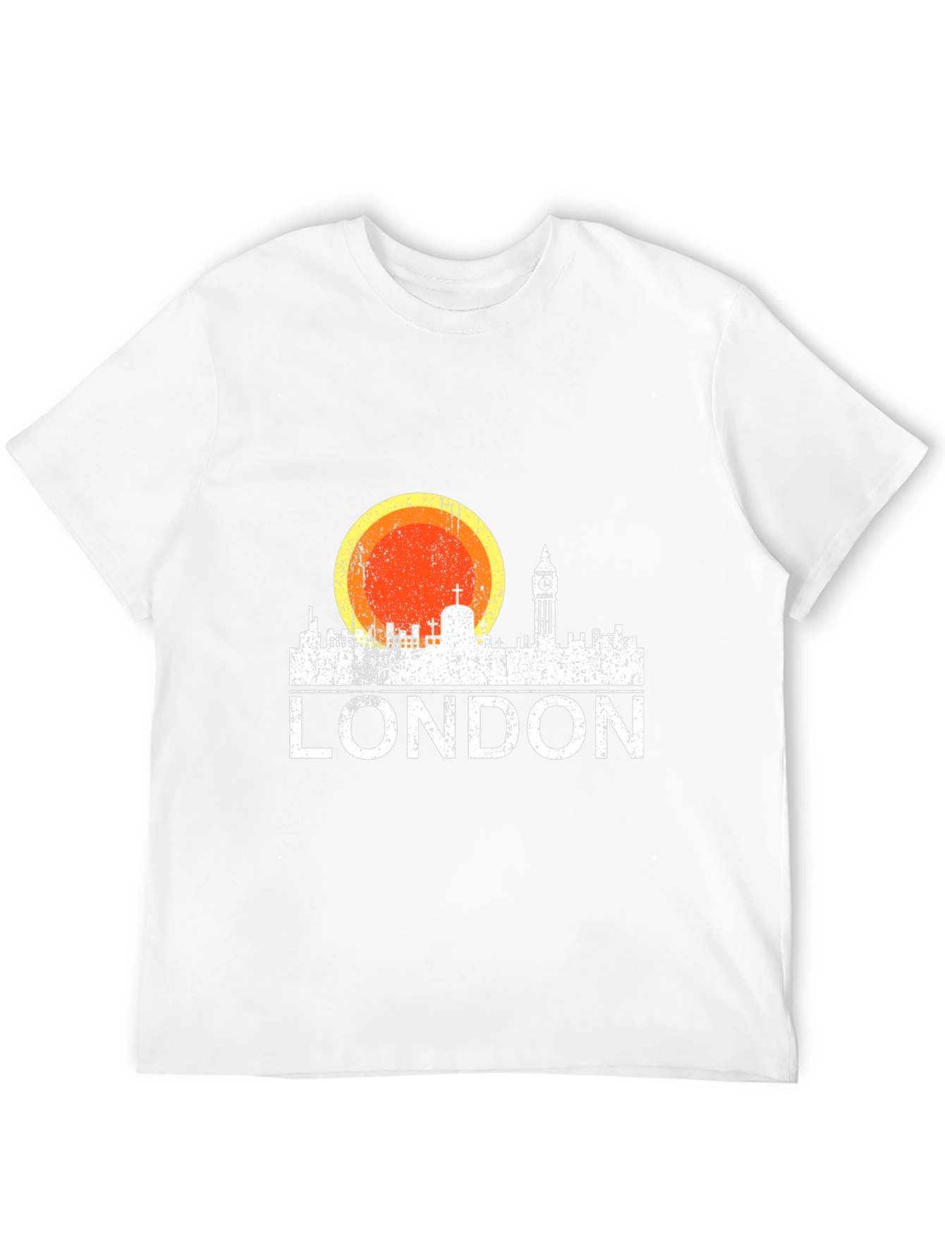 London Skyline Sunset T-Shirt - Black