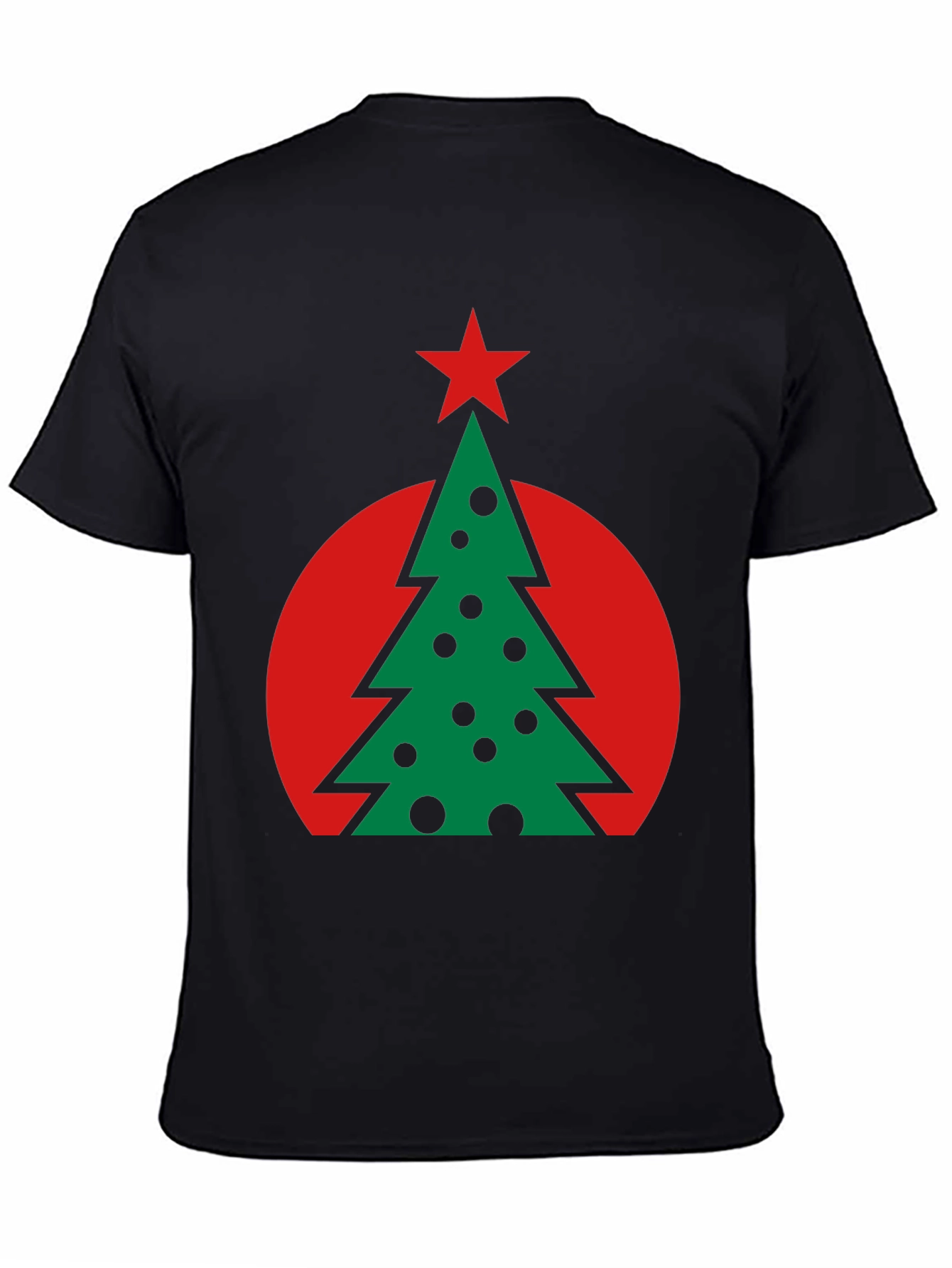 Festive Christmas Tree Graphic Tee - Holiday Style