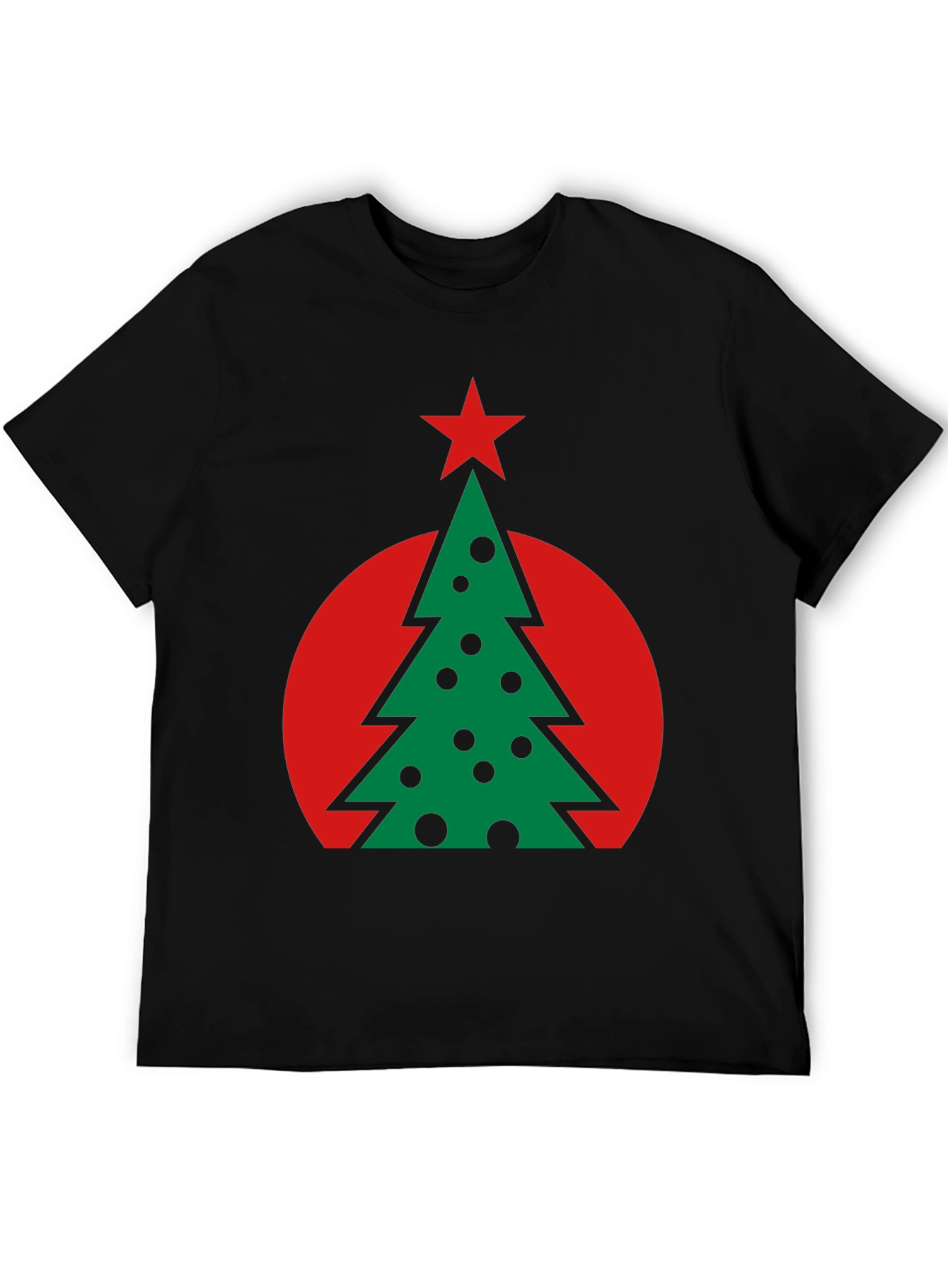 Festive Christmas Tree Graphic Tee - Holiday Style