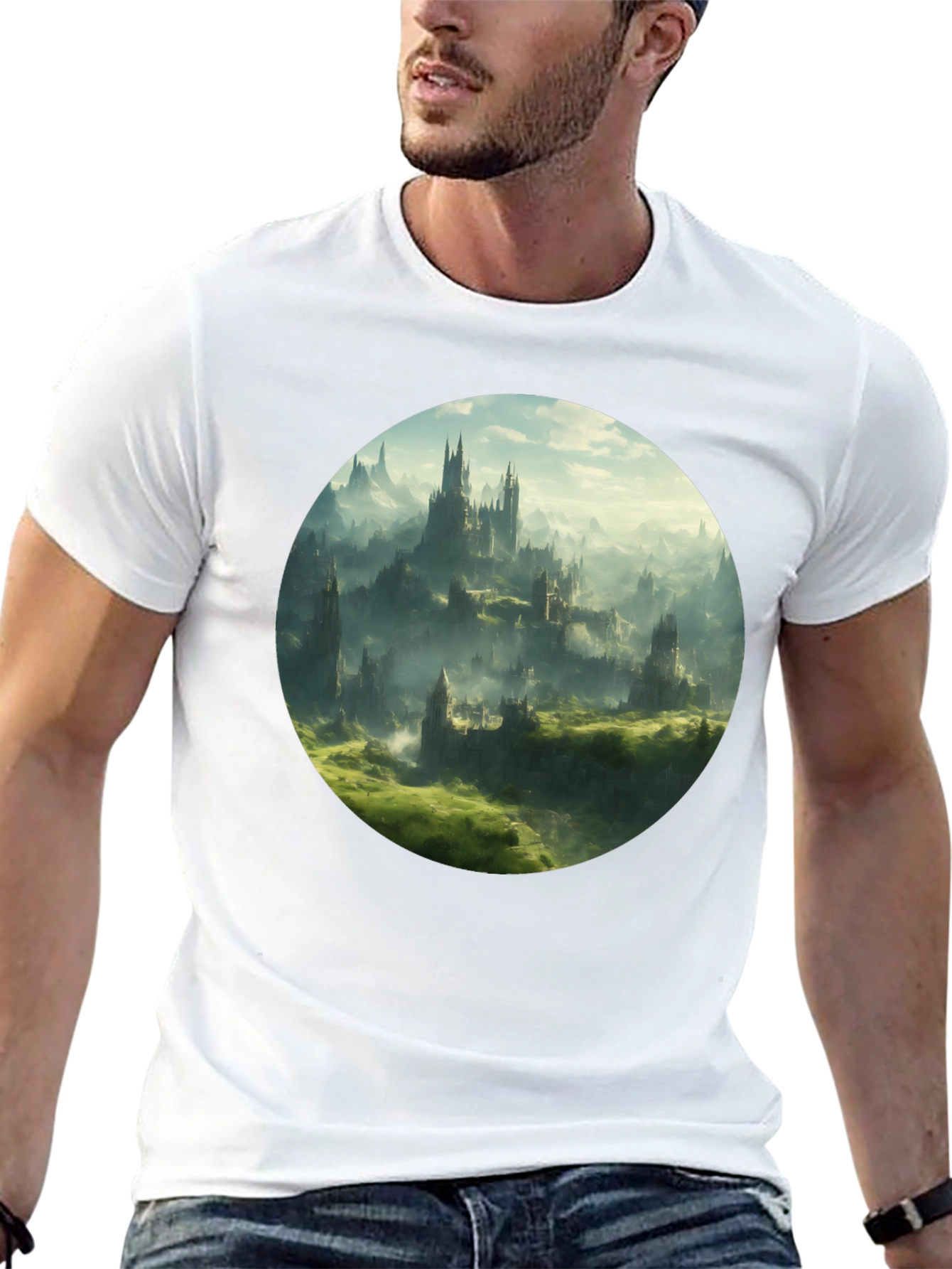 Fantasy Castle Graphic Tee
