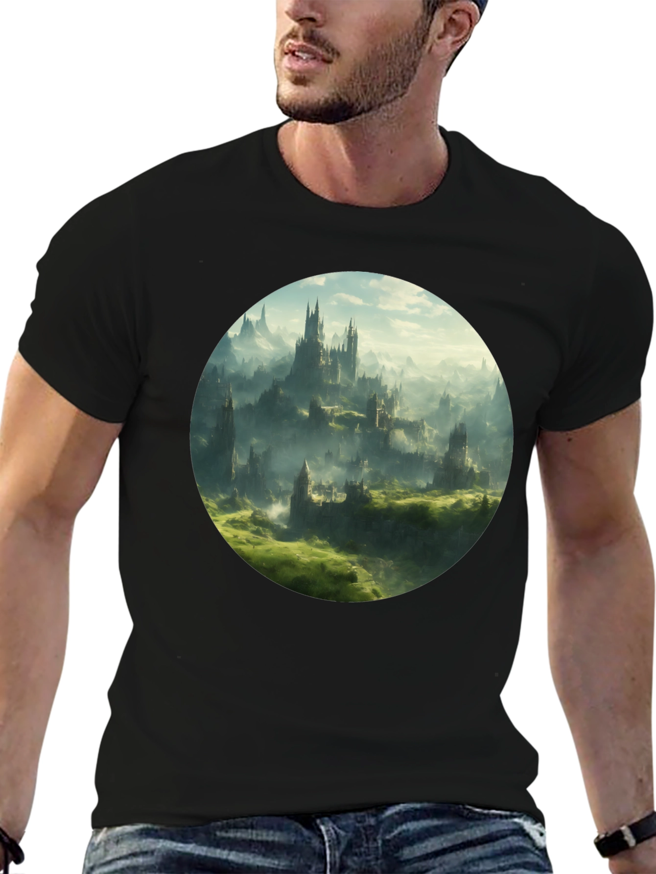 Fantasy Castle Graphic Tee