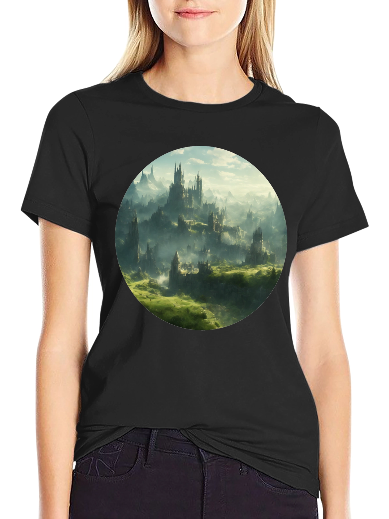 Fantasy Castle Graphic Tee
