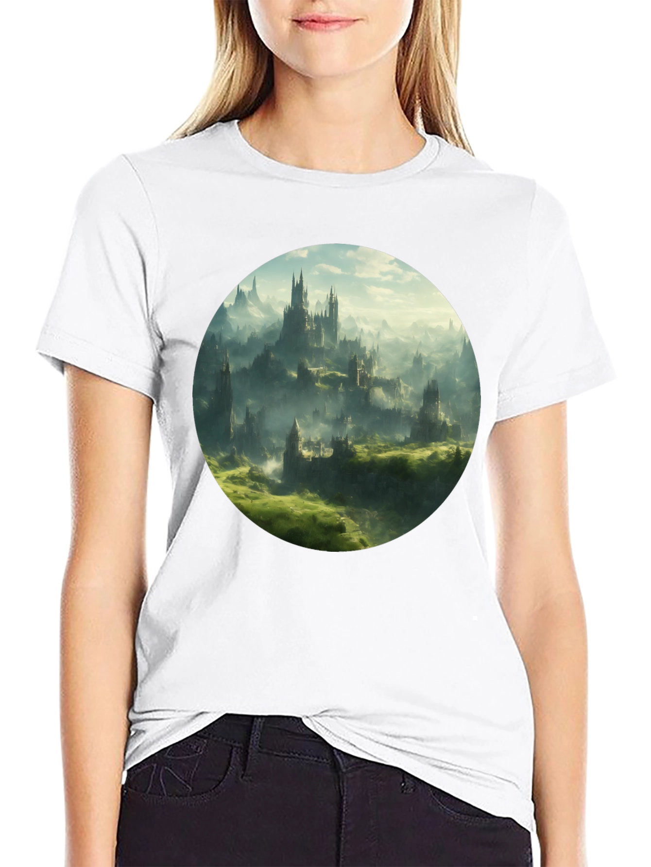 Fantasy Castle Graphic Tee