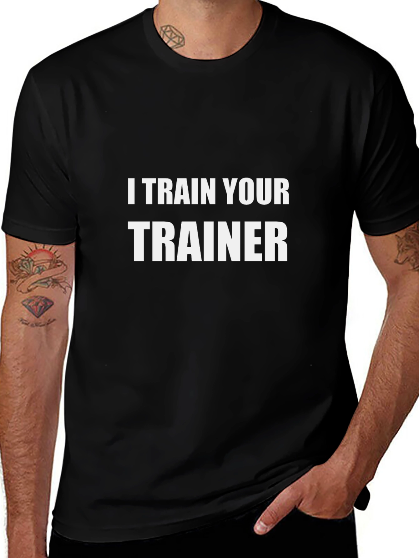 I Train Your Trainer Black T-Shirt