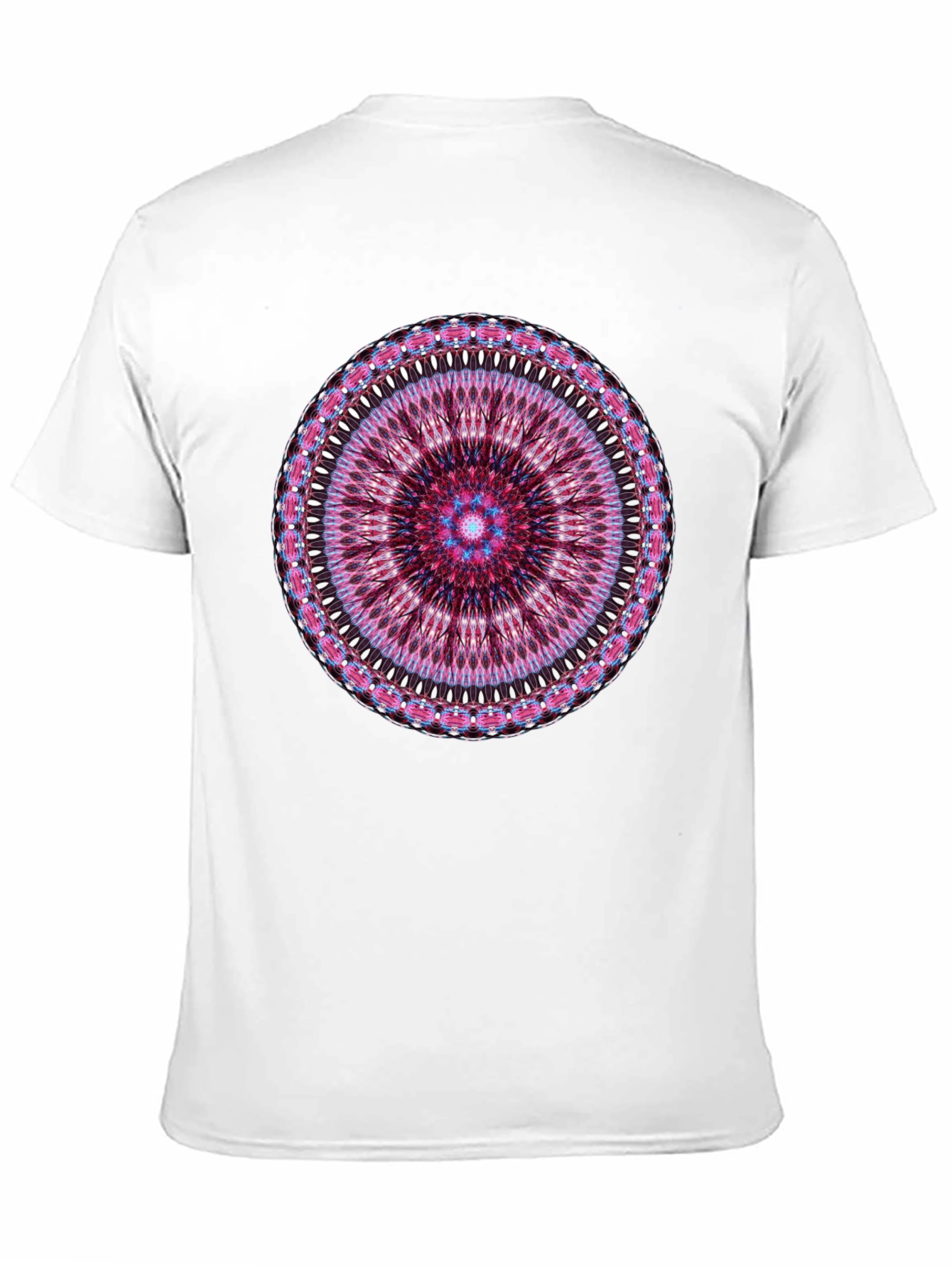 Mandala Graphic Black Crew Neck T-Shirt